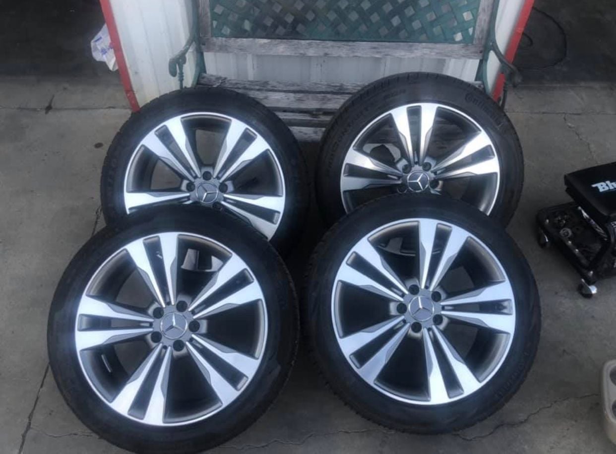 Wheels and Tires/Axles - Original Factory wheels set &tire - Used - 2014 to 2019 Mercedes-Benz S550 - Greensboro, NC 27407, United States