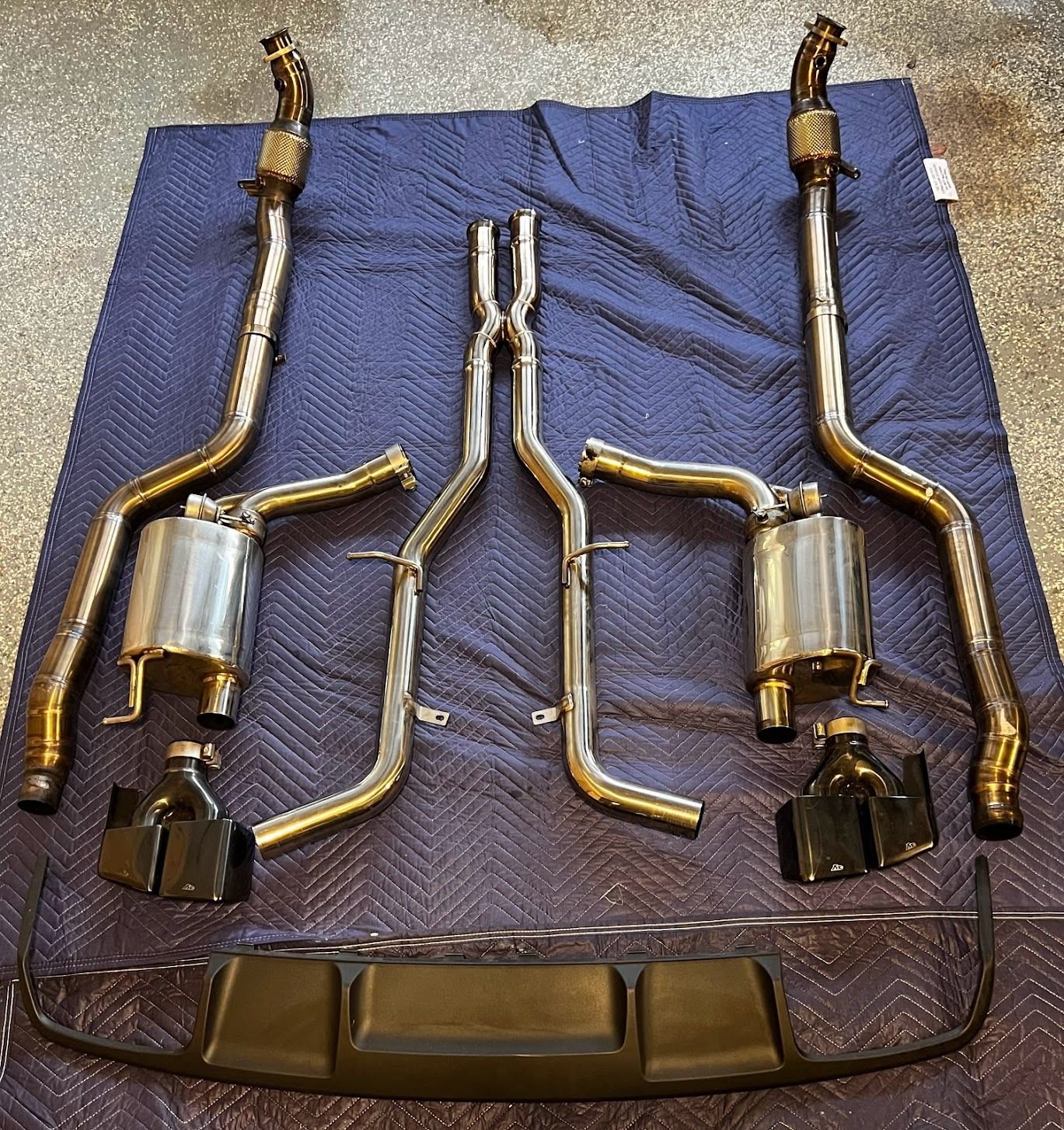 Engine - Exhaust - W218 FI-Exhaust w/ 200 cell downpipes - Used - 0  All Models - Shelton, CT 06484, United States