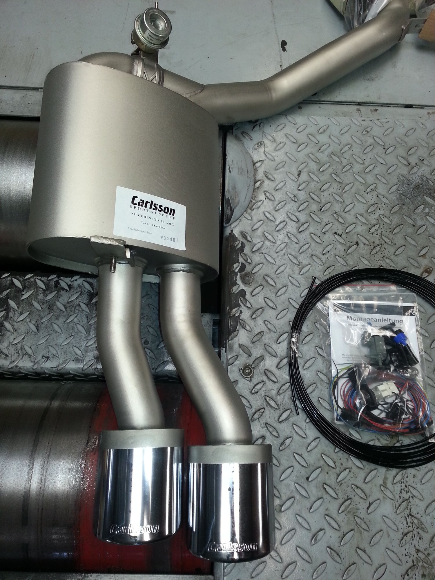 Engine - Exhaust - FS Brand new Valve Control sport exhaust system from Carlsson for a AMG CLS63 C218 - New - 2012 to 2018 Mercedes-Benz CLS63 AMG S - Seal Beach, CA 90740, United States
