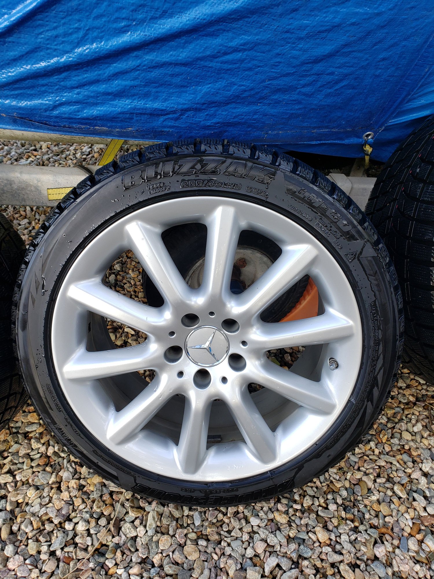 Wheels and Tires/Axles - Blizzak 255/40R18 99H Snow Tire and Wheel Package - Used - All Years Mercedes-Benz All Models - West Yarmouth, MA 02673, United States