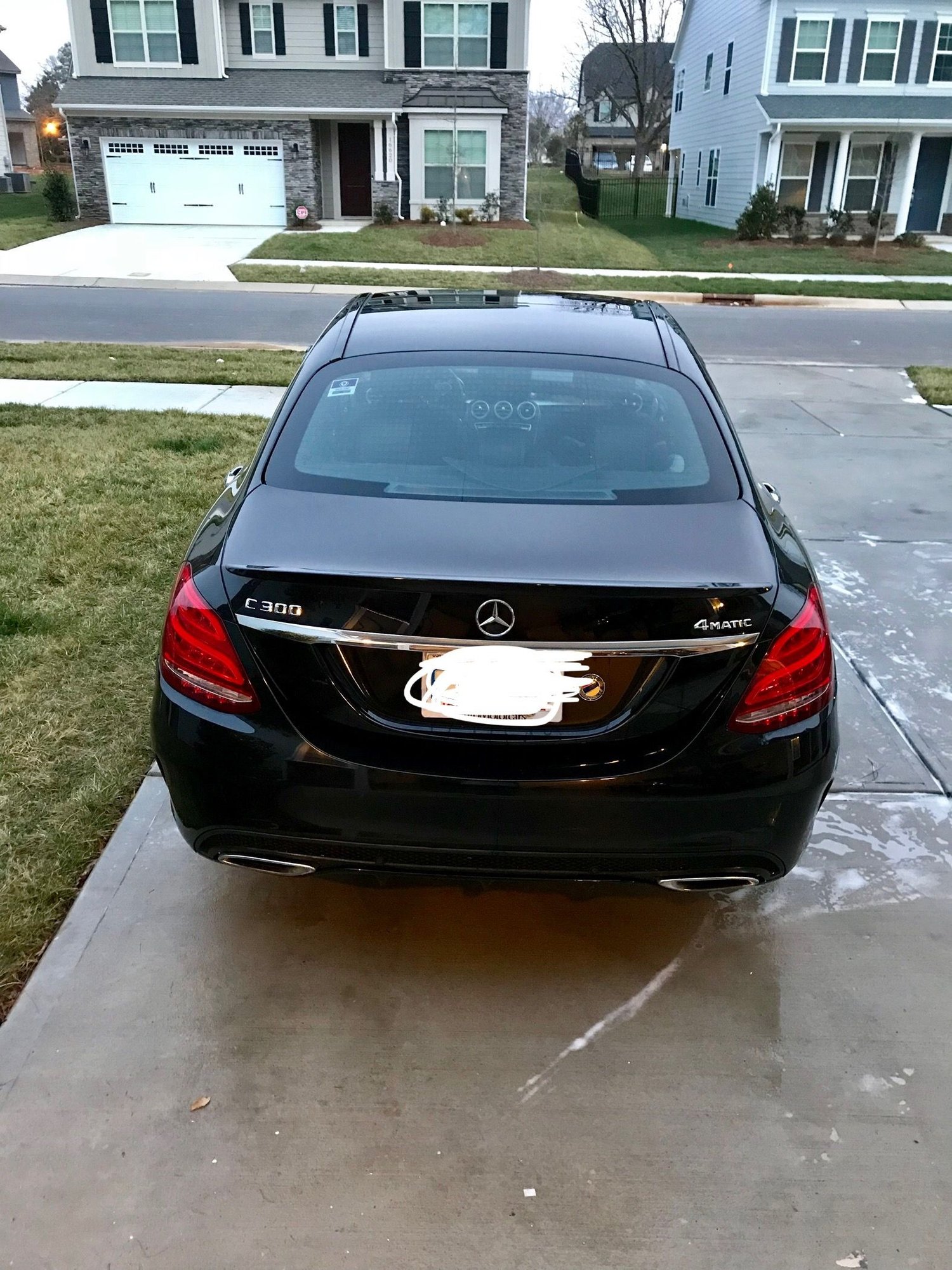 2016 Mercedes-Benz C300 - 2016 C300 4Matic Lease assumption - Used - VIN WDDWF4KB7GR143800 - 17,200 Miles - 4 cyl - AWD - Automatic - Sedan - Black - Charlotte, NC 28277, United States