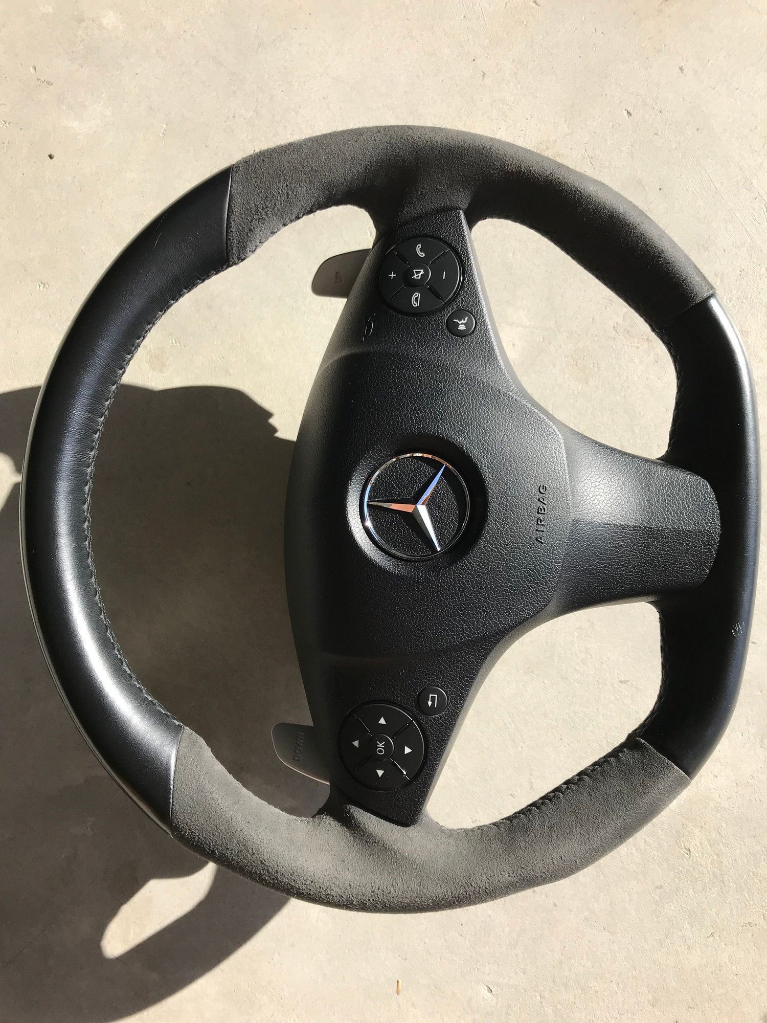 Interior/Upholstery - C63 W204 P30 Performance Steering Wheel - Used - 2008 to 2011 Mercedes-Benz C63 AMG - Palm Springs, CA 92240, United States