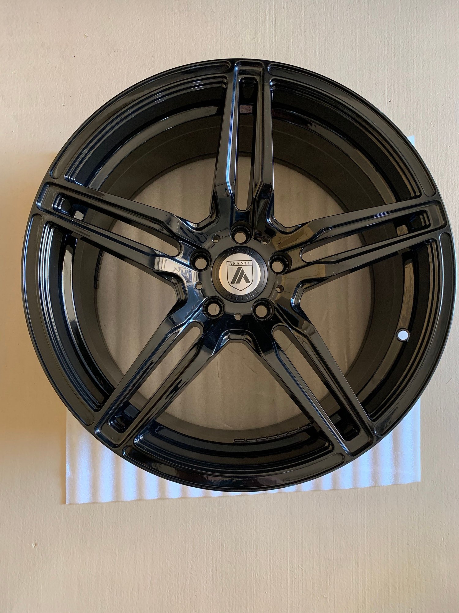 Wheels and Tires/Axles - 19" Gloss Black Asanti Staggered Wheels 5 x 112 - Used - 2010 to 2020 Mercedes-Benz E550 - Scottsdale, AZ 85255, United States