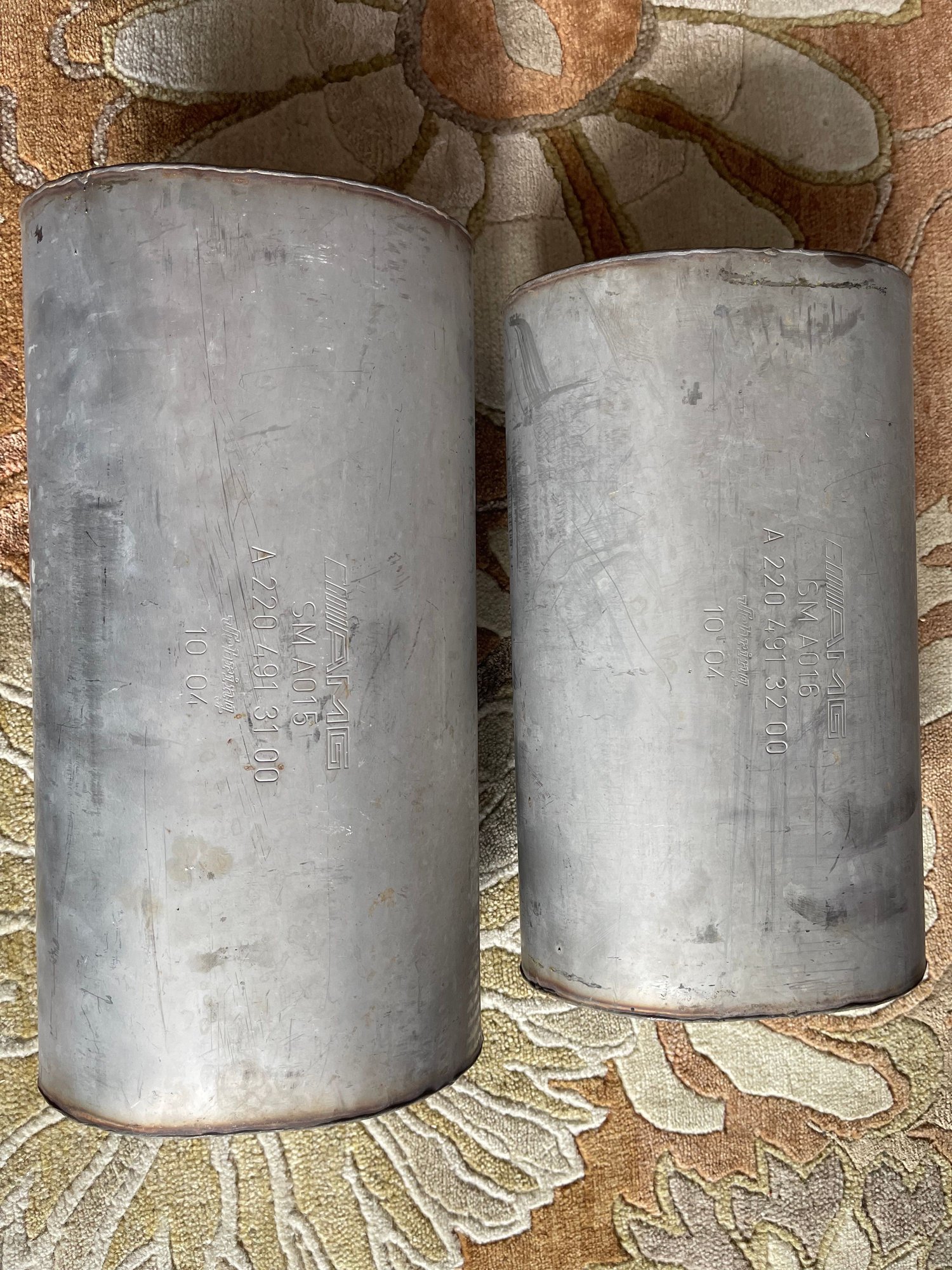 Engine - Exhaust - 2003-2006 S55 AMG Resonators - Used - 2003 to 2006 Mercedes-Benz S55 AMG - Skokie, IL 60076, United States