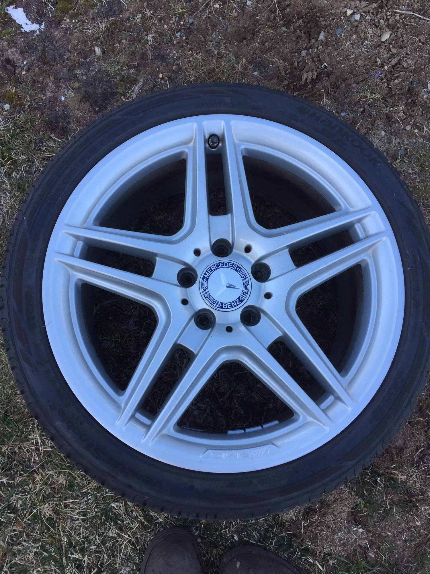 Wheels and Tires/Axles - 18" oem amg wheels and tires - Used - Barrington, NH 03825, United States