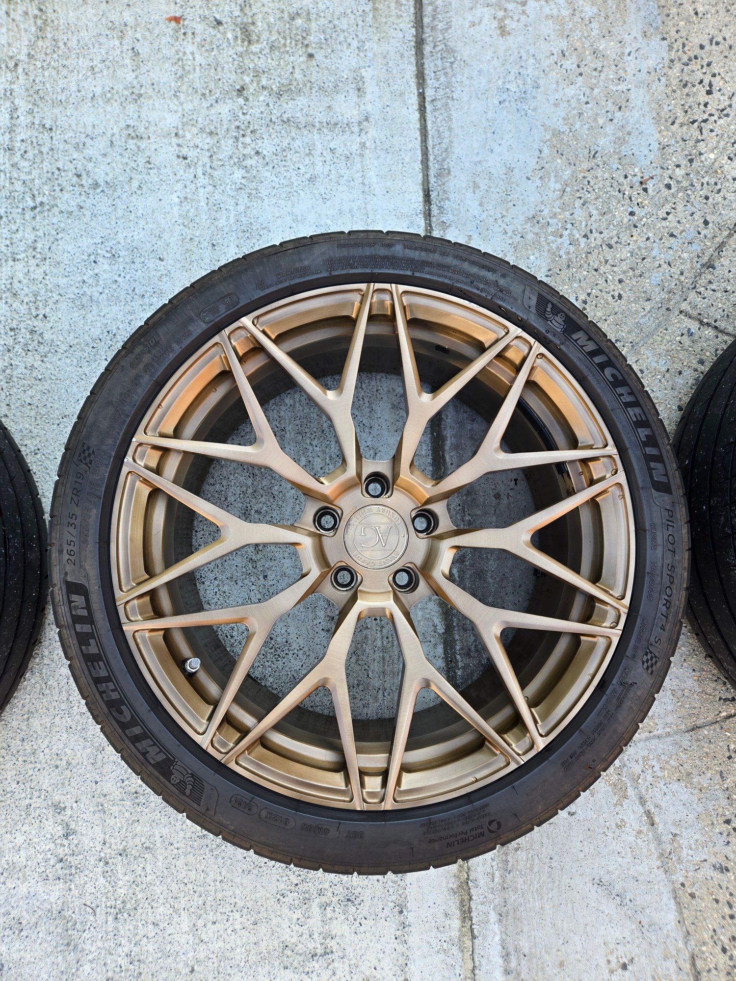 Wheels and Tires/Axles - Custom AGL 43 wheels and tires - Used - 2015 to 2021 Mercedes-Benz C63 AMG S - Queens, NY 11366, United States