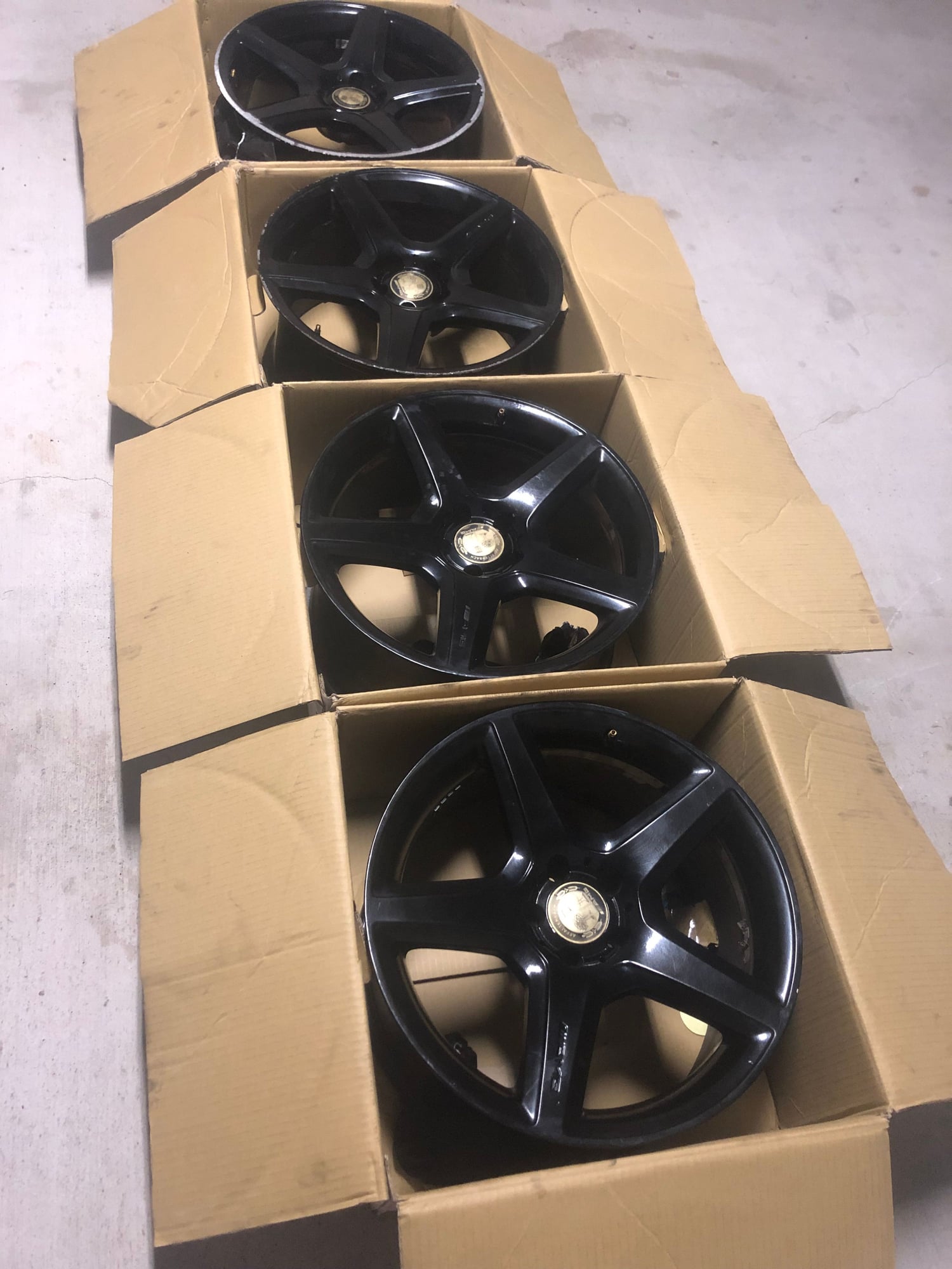 Wheels and Tires/Axles - Selling a set of Black CLS55 AMG 5 Spoke Concave Wheels!!! Make me an offer! - Used - 2006 to 2008 Mercedes-Benz CLS55 AMG - Dfw, TX 76051, United States