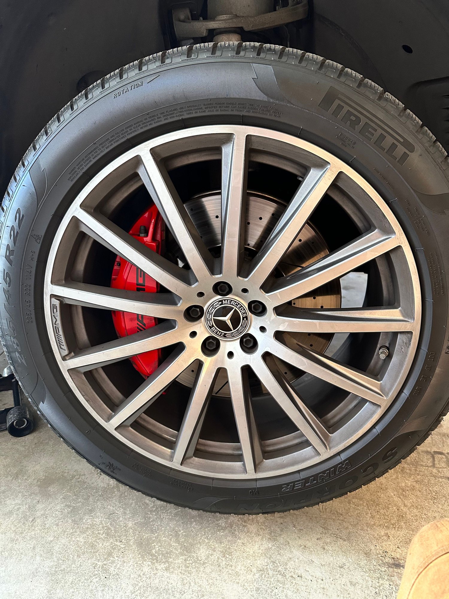 Wheels and Tires/Axles - 22” AMG Winter Wheels and Tires (285/45/R22) (barely used) - Used - All Years Mercedes-Benz All Models - Seattle, WA 98199, United States