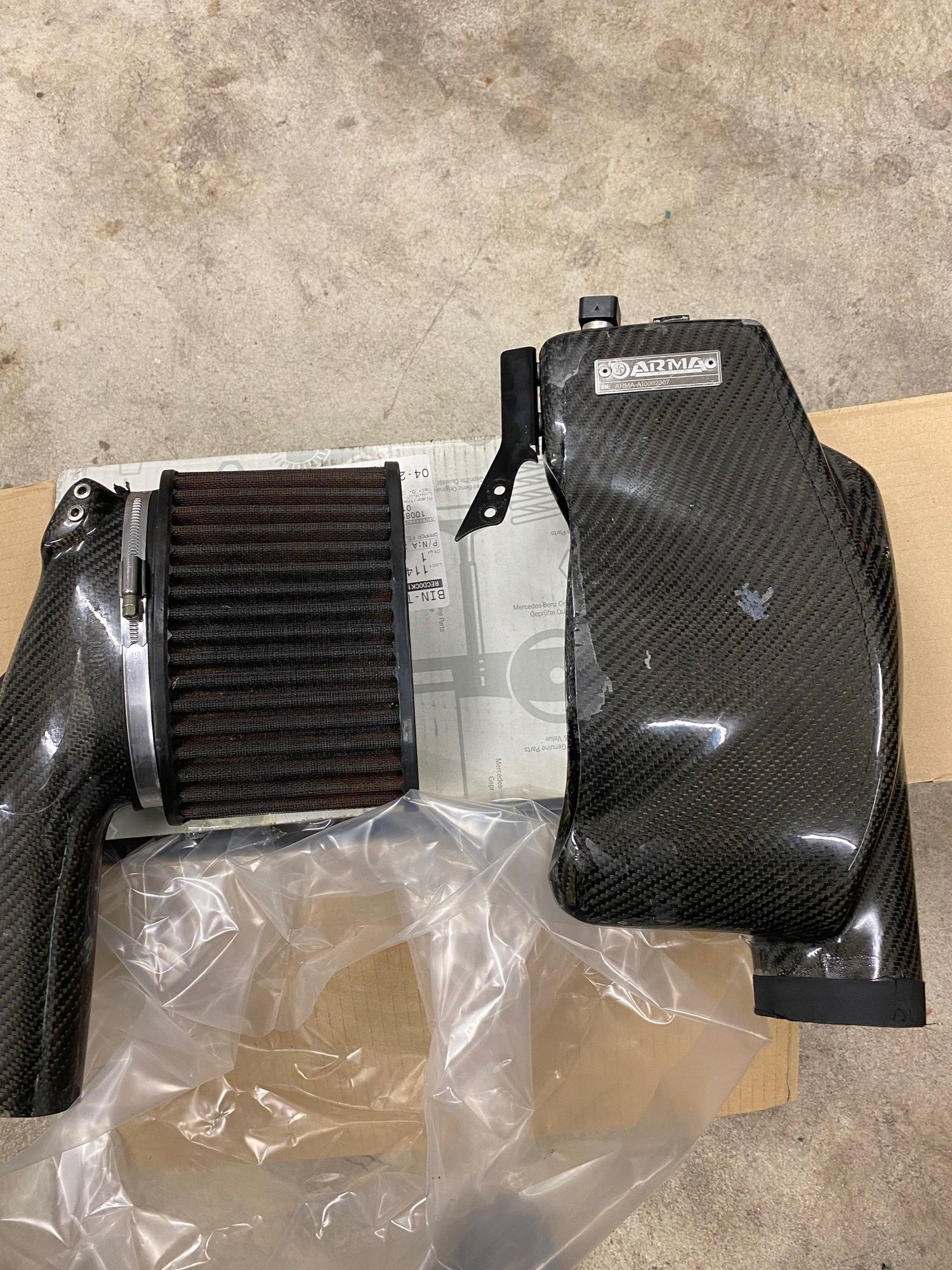 Engine - Intake/Fuel - Armaspeed Carbon Fiber Air Intake - Used - 2012 to 2016 Mercedes-Benz E63 AMG S - Lafayette, CA 94549, United States