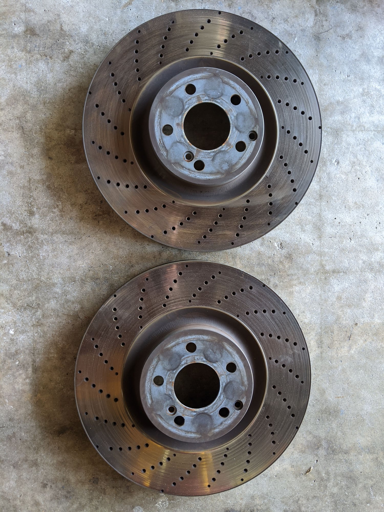 Brakes - 2008-2015 C63 Front OEM Rotors - Used - 2008 to 2015 Mercedes-Benz C63 AMG - Carson, CA 90745, United States