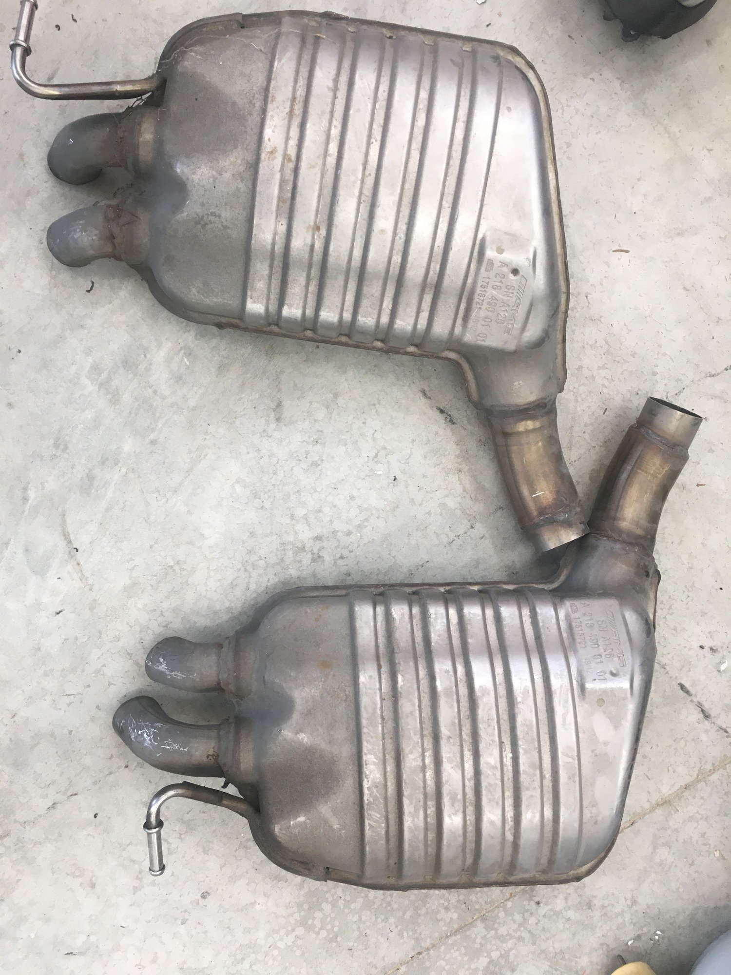 Miscellaneous - FS E63 AMG mufflers - Used - 0  All Models - Spokane, WA 99203, United States