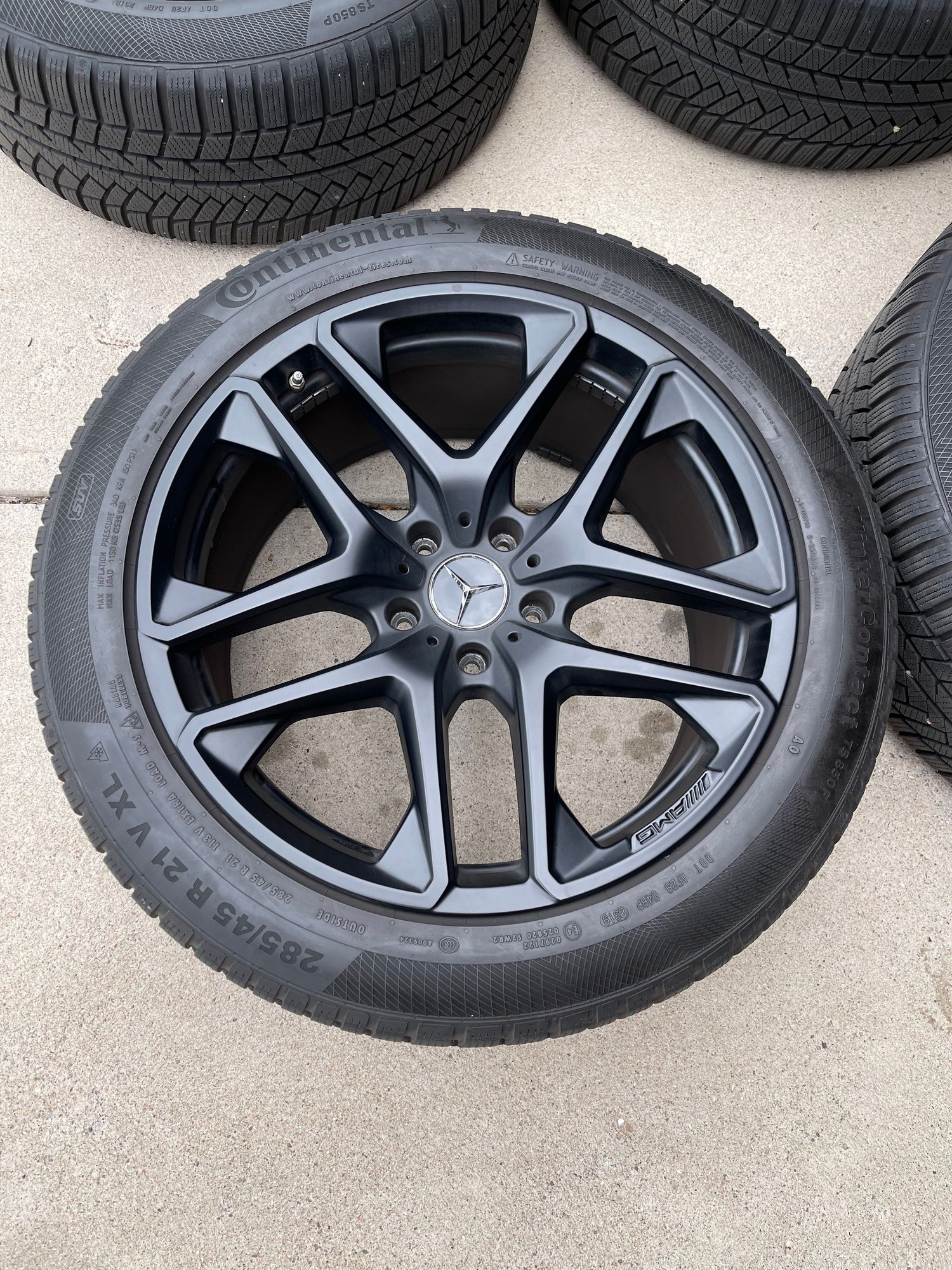 Wheels and Tires/Axles - OEM 21” G63 (will fit G550) winter tires and wheels.  Continental... - Used - 2019 to 2024 Mercedes-Benz G63 AMG - Fort Collins, CO 80528, United States