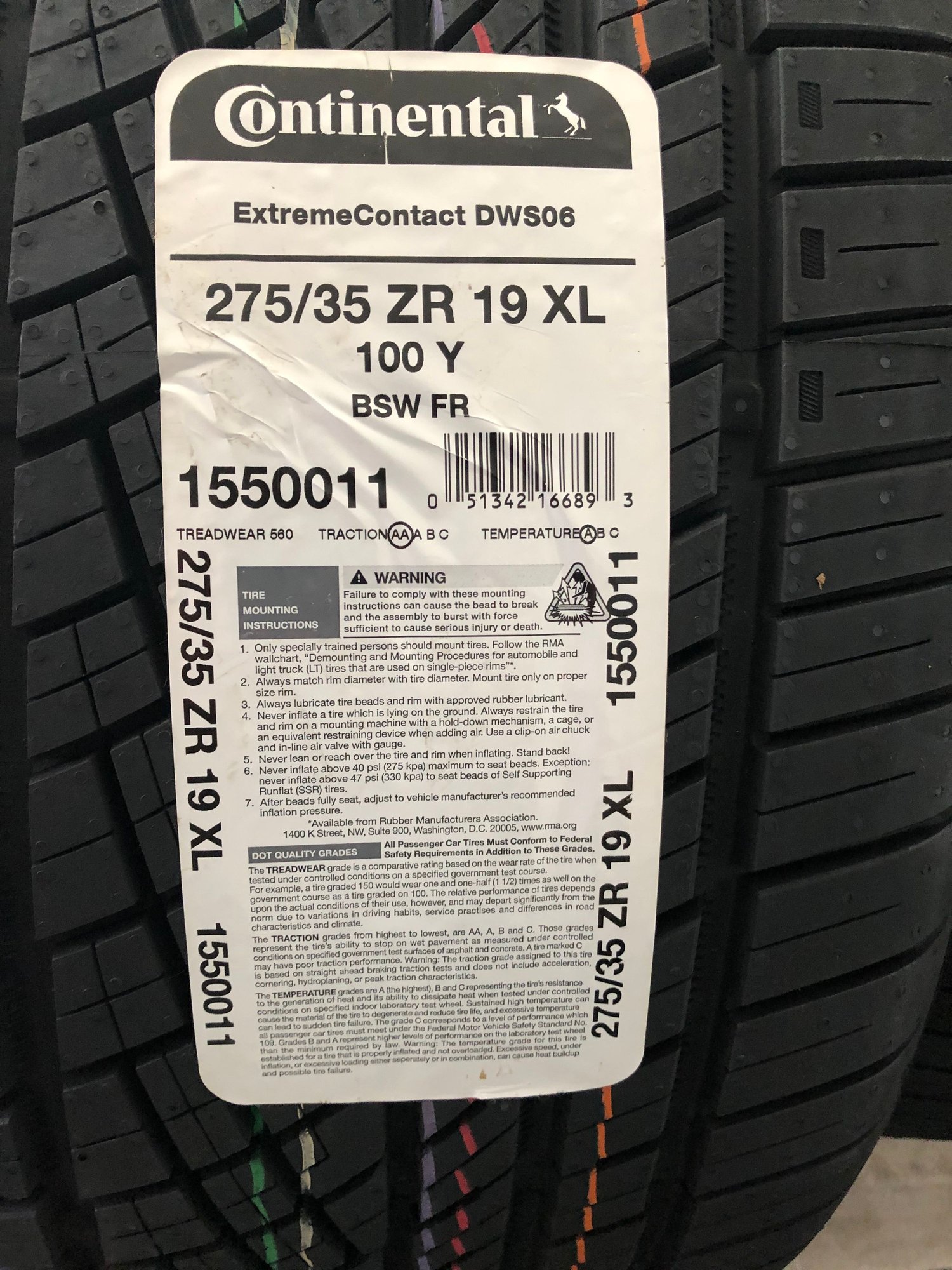 Wheels and Tires/Axles - FS: Brand New Continental Extreme Contact Tires (255/35/19 & 275/35/19) - New - 2015 to 2020 Mercedes-Benz C63 AMG - Cincinnati, OH 45226, United States