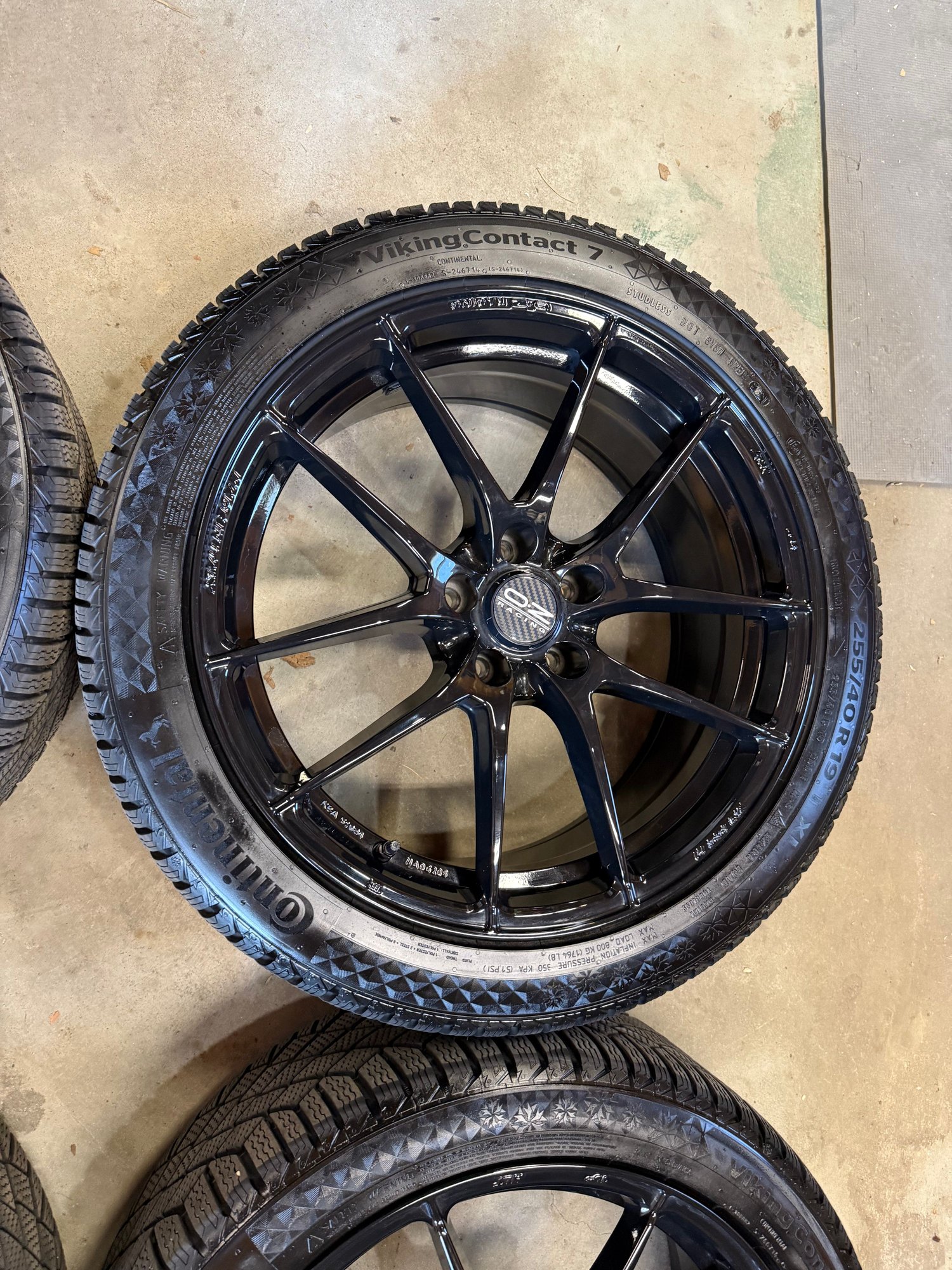 Wheels and Tires/Axles - O. Z. Leggera HLT Wheels 19x8.5 E 63 S Winter Tires 255/40/R19 Ceramic Coated - Used - All Years  All Models - South Metro, MN 55306, United States