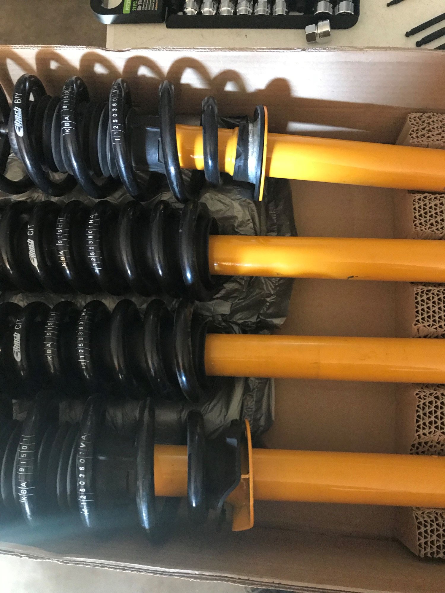 Steering/Suspension - EIBACH SPRINGS WITH KONI ADJUSTABLE SHOCKS - Used - 2015 to 2019 Mercedes-Benz C300 - Riverside, CA 92504, United States