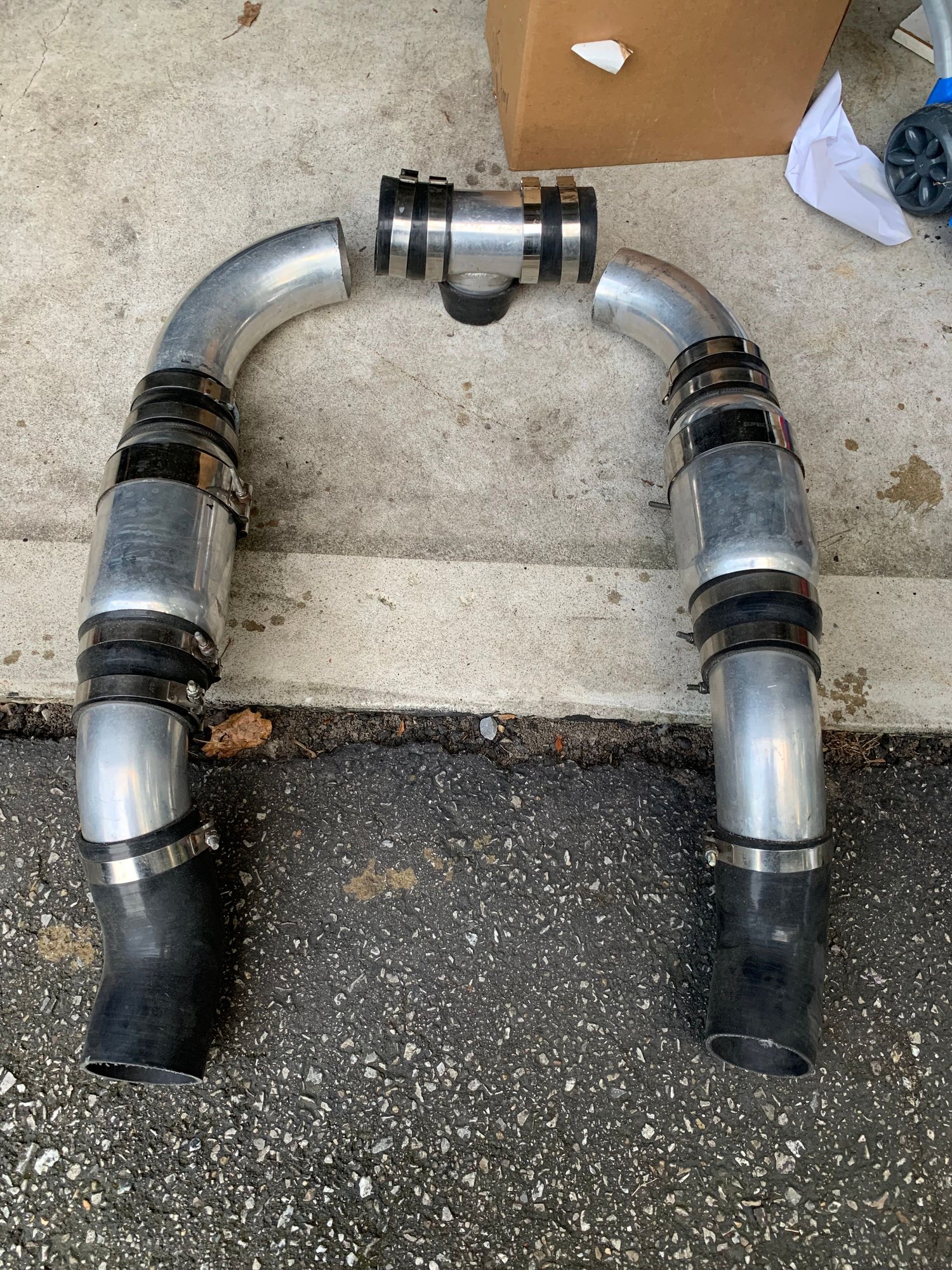 Engine - Intake/Fuel - VRP 3.5" Aluminum Air Intake with custom T pipe - Used - Catonsville, MD 21784, United States