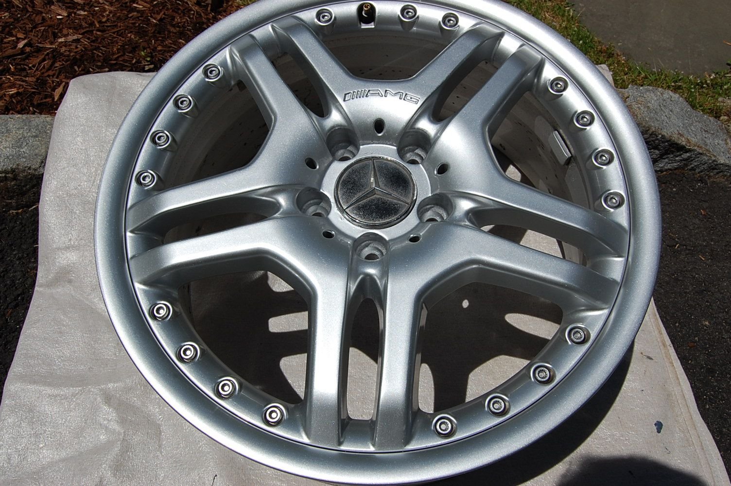 Wheels and Tires/Axles - OEM AMG CLK55 W208 2-piece 18" rims - Used - 2001 to 2002 Mercedes-Benz CLK55 AMG - Morristown, NJ 07960, United States