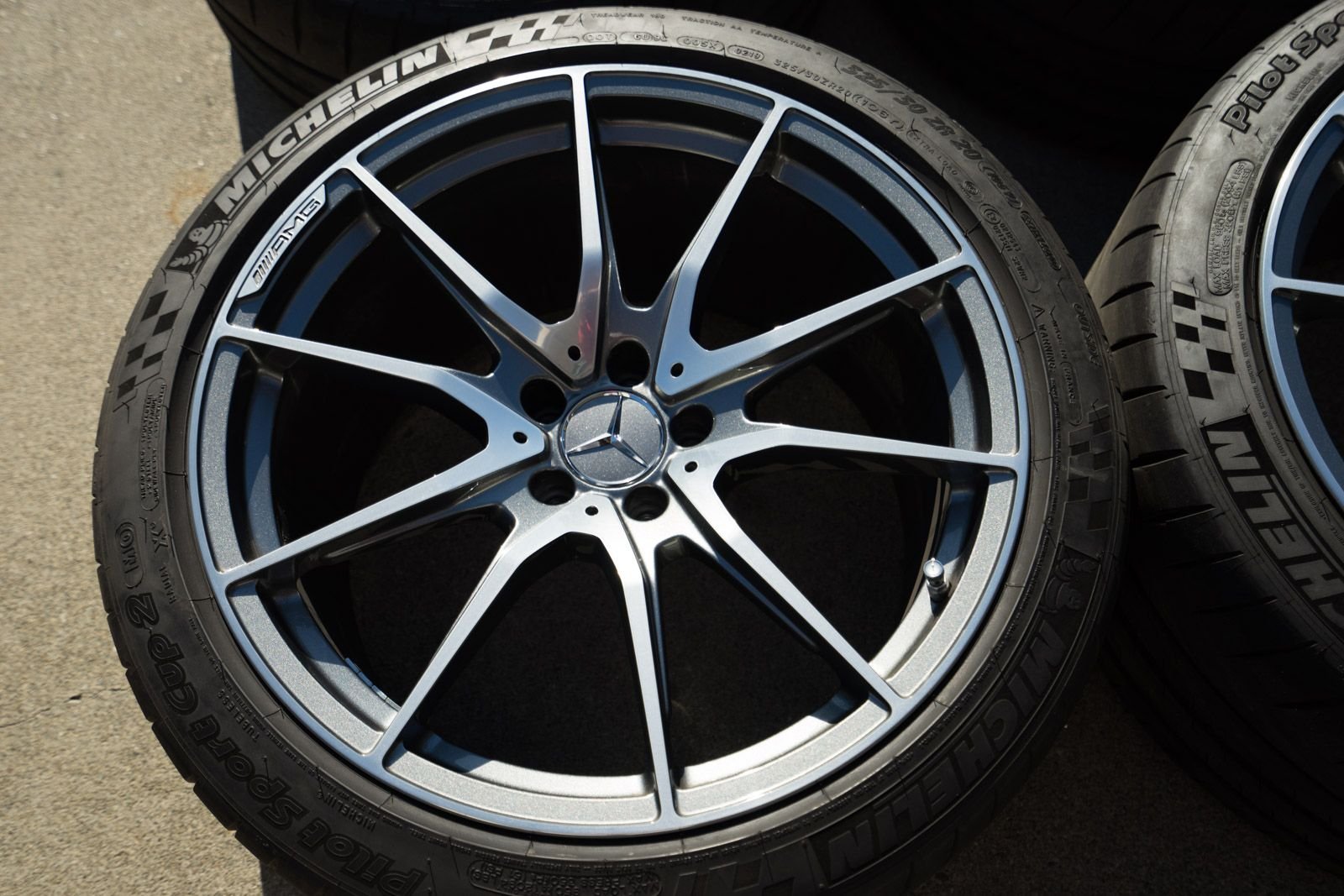 Wheels and Tires/Axles - OEM AMG GT R wheels with mint condition MPSC2 tires - Used - 2018 to 2020 Mercedes-Benz AMG GT R - 2016 to 2019 Mercedes-Benz AMG GT S - 2020 Mercedes-Benz AMG GT C - Fremont, CA 94536, United States
