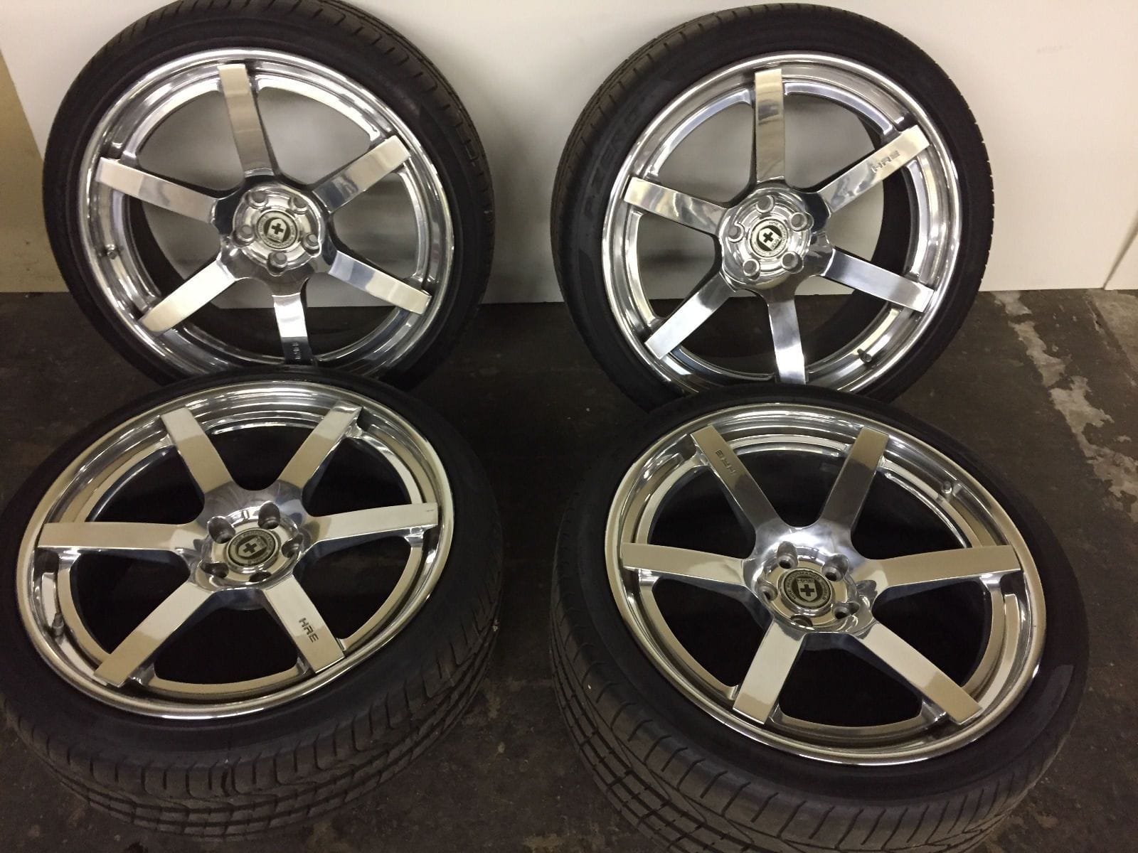 Wheels and Tires/Axles - 21-034-HRE-wheels-and-tires-RS106-5-112-Bolt-Pattern-Mercedes-S-class-S550-S63-S65 - Used - 2018 Mercedes-Benz S550 - Hanford, CA 93230, United States