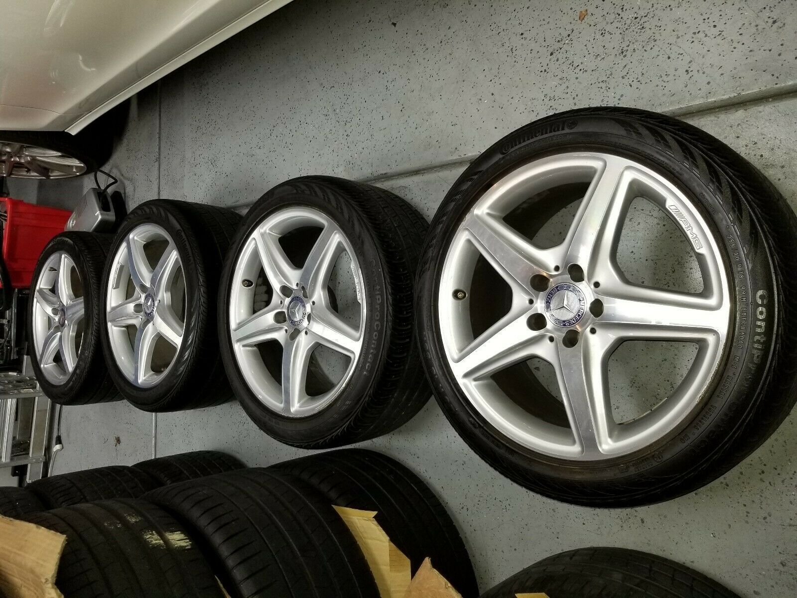 Wheels and Tires/Axles - 18" AMG MERCEDES CLS550 CLS400 CLS WHEELS TIRES RIMS OEM FACTORY RARE SL550 - Used - Las Vegas, NV 89139, United States