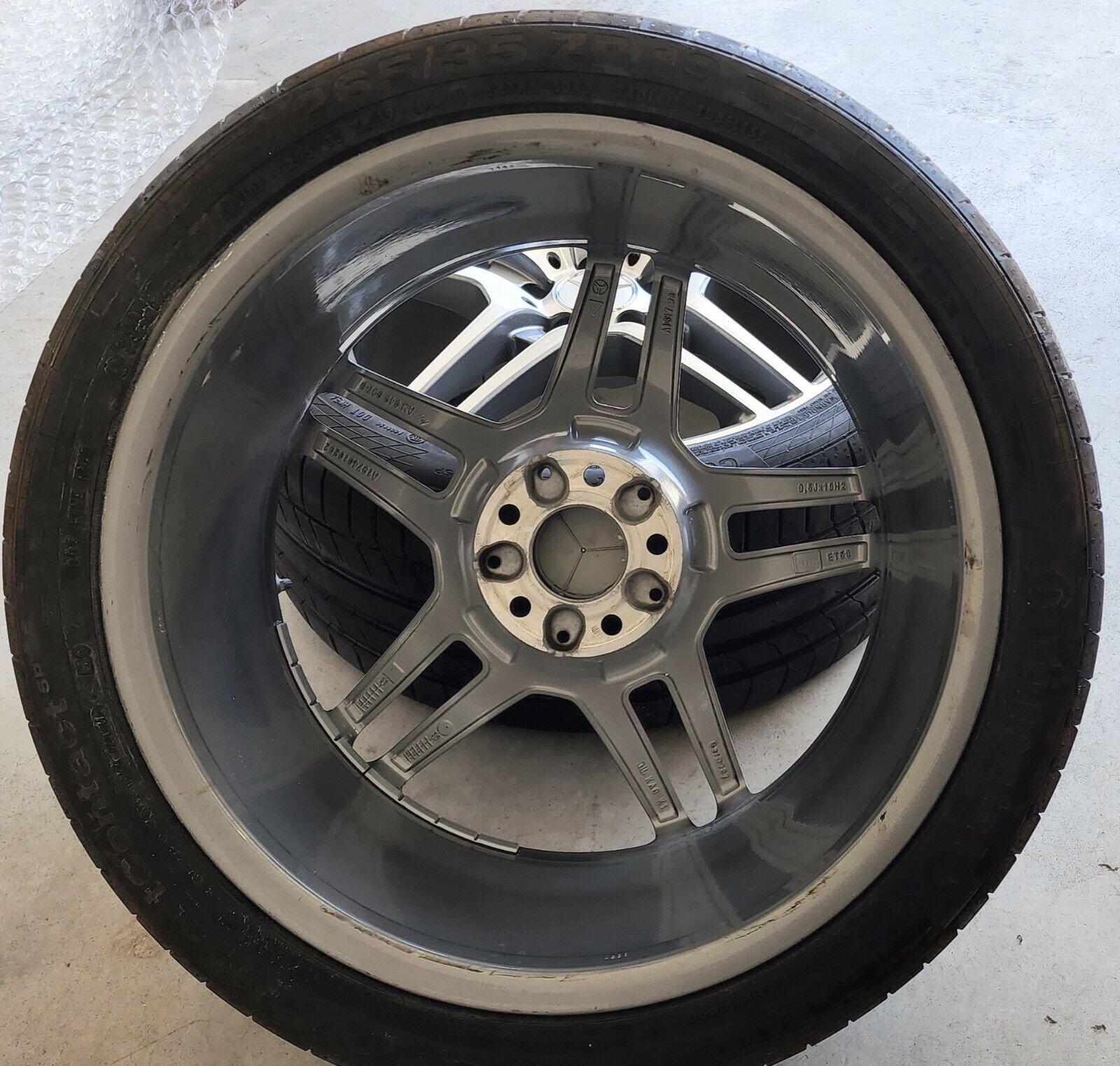Wheels and Tires/Axles - OEM Mercedes SLS AMG A197 Front Wheels and Tires 19x9.5 ET 59 A1974010202 - Used - 0  All Models - Dallas, TX 75023, United States