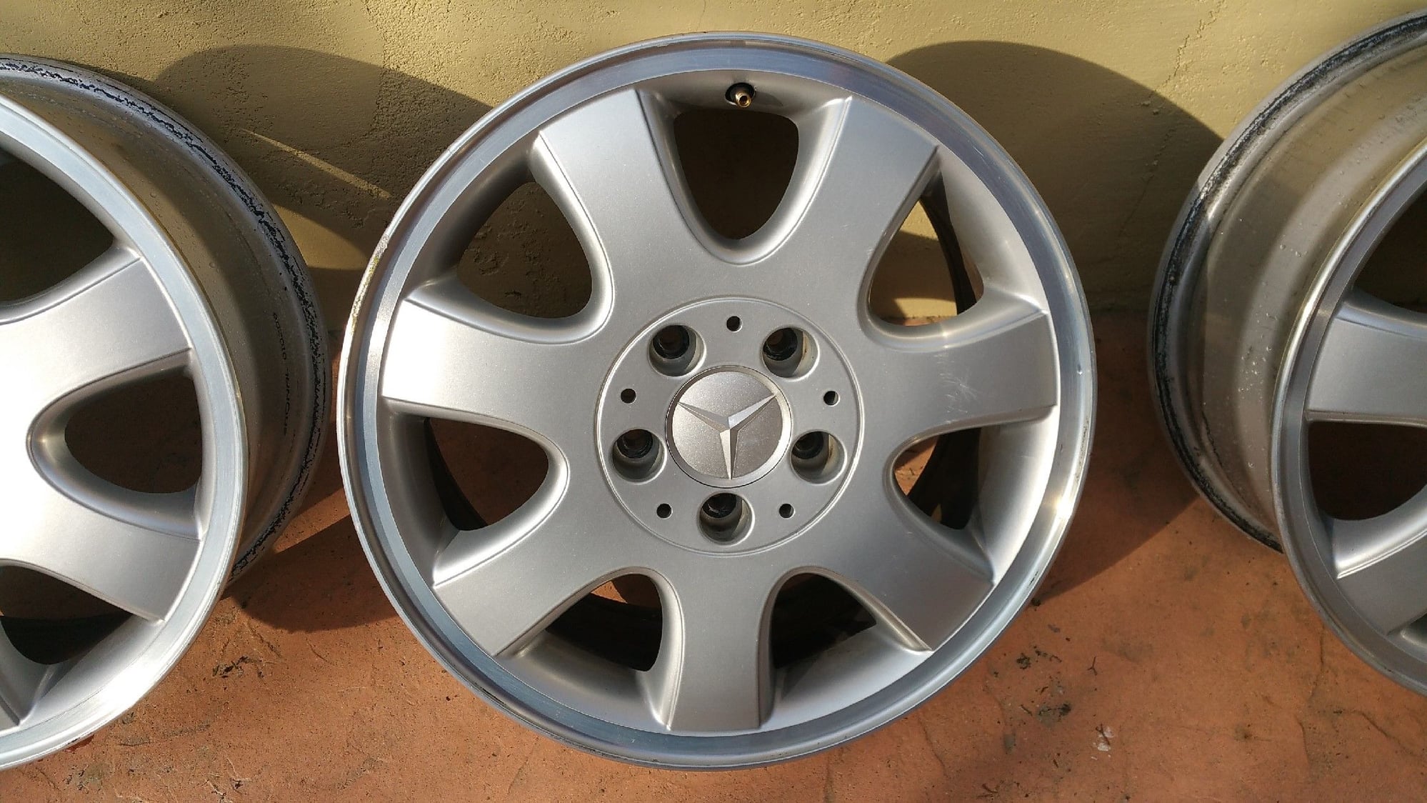Wheels and Tires/Axles - Set of 16x7 2001 CLK wheels. - Used - 1998 to 2019 Any Make All Models - Sacramento, CA 95819, United States