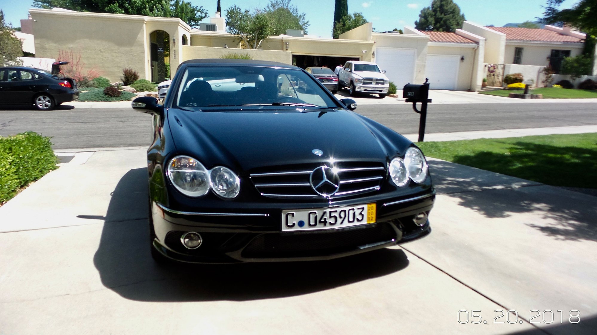 2009 Mercedes-Benz CLK550 - 09 CLK550 Convertible.  48,900 miles  Like new - no surprises - Blk/Blk. - Used - VIN WDBTK72F29T105800 - 8 cyl - 2WD - Automatic - Convertible - Black - Albuquerque, NM 87109, United States