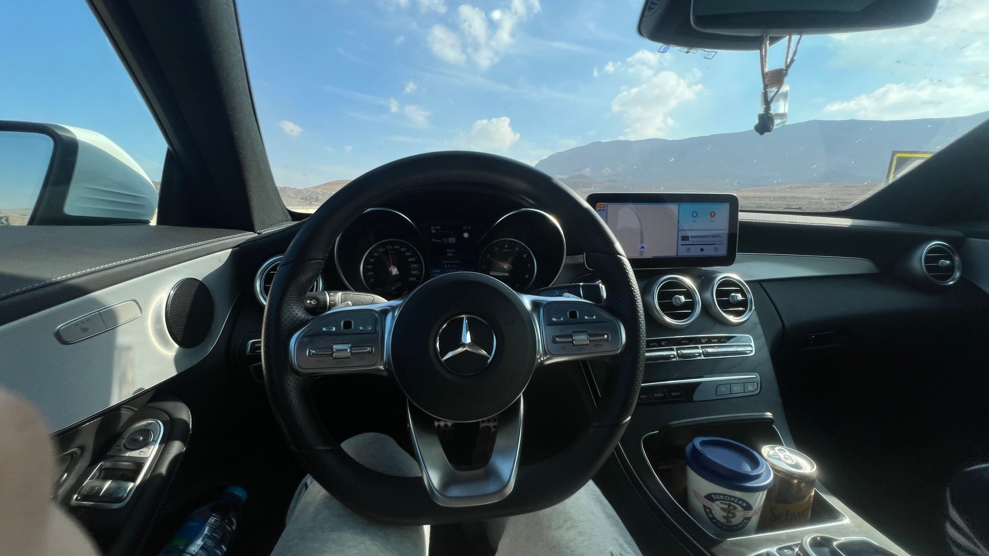 Old steering wheel 