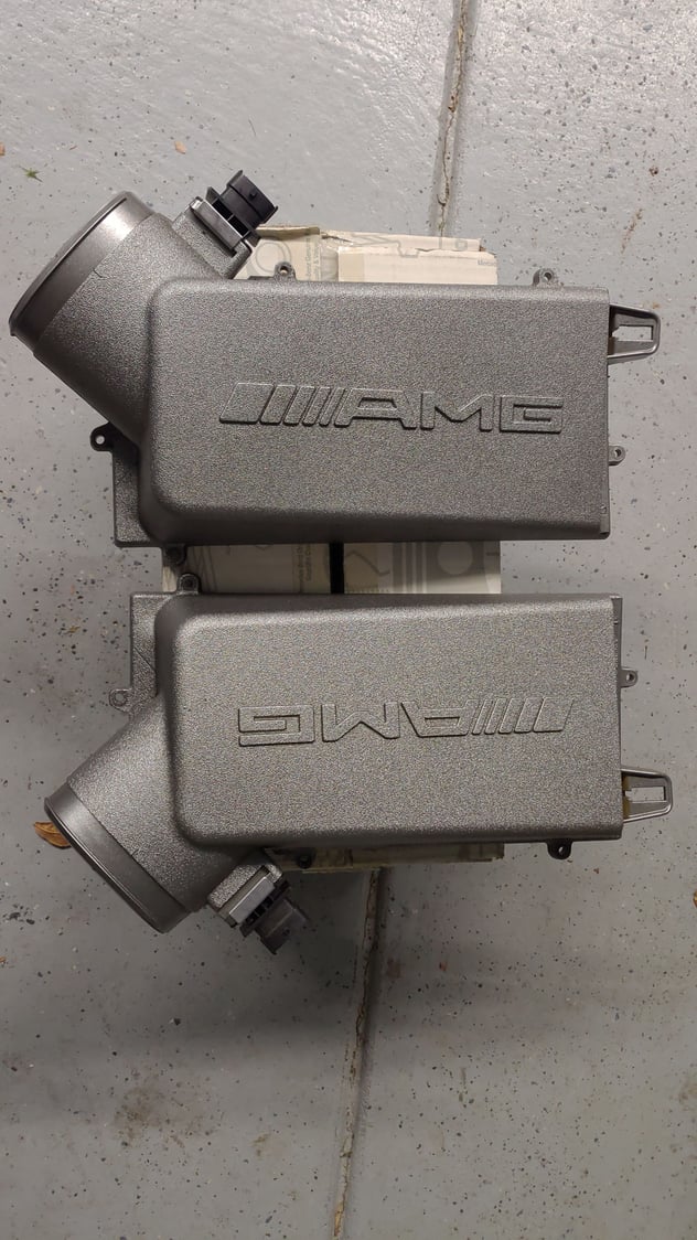 Engine - Intake/Fuel - 2008-2014 Mercedes C63 AMG W204 M156 Airbox Lids with MAF and New Filters - Used - Denver, CO 80233, United States
