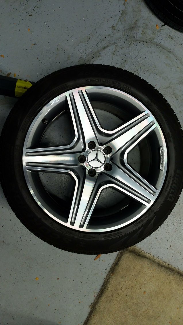 Wheels and Tires/Axles - 20" AMG Wheels & Tires off of 2014 ML63. OEM with TPMS. - Used - 2008 to 2016 Mercedes-Benz ML63 AMG - Denver, CO 80233, United States