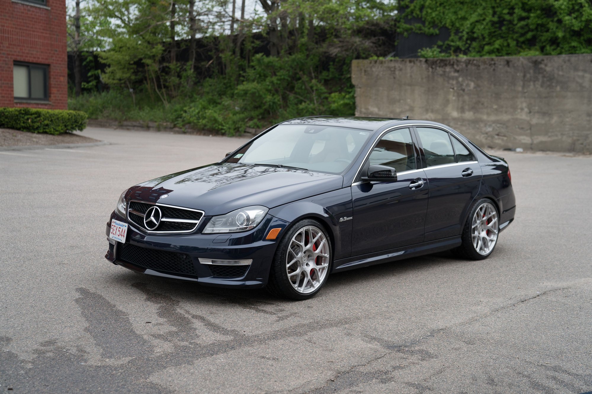 2012 Mercedes-Benz  - 2012 C63 - Lunar Blue Metallic P31 with 44O cooling kit, KW V3, HRE and more - Used - VIN WDDGF7HB8CA650341 - 68,800 Miles - 8 cyl - 2WD - Automatic - Sedan - Blue - Boston, MA 02124, United States