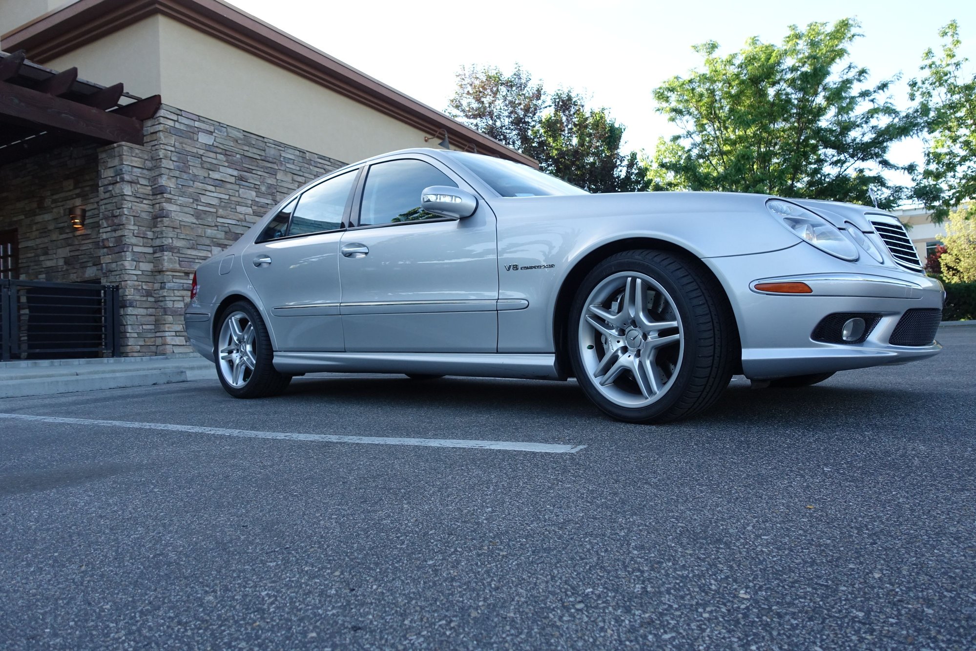 2003 Mercedes-Benz E55 AMG - 2003 E55 AMG 70k miles - Silver - 2nd owner Great shape - $14,000 - Used - VIN WDBUF76J73A308644 - 69,800 Miles - 8 cyl - 2WD - Automatic - Sedan - Silver - Boise, ID 83616, United States