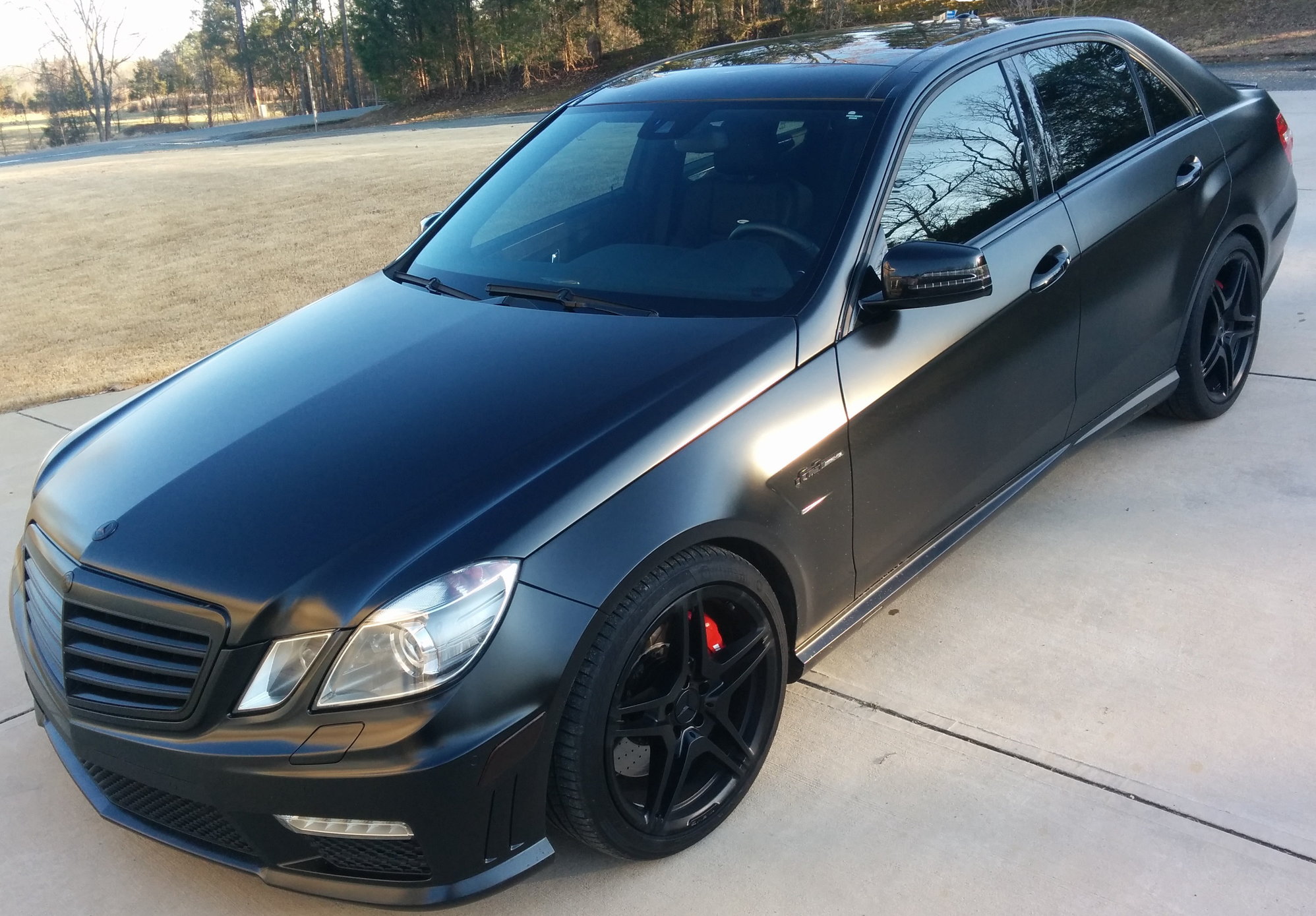 2011 Mercedes-Benz E63 AMG - 2011 E63 Low Miles, Gorgeous Mercedes Matte Black paint (paint 3 years old) - Used - VIN WDDHF7HB8BA407700 - 57,000 Miles - 8 cyl - 2WD - Automatic - Sedan - Black - Harrisburg, NC 28075, United States