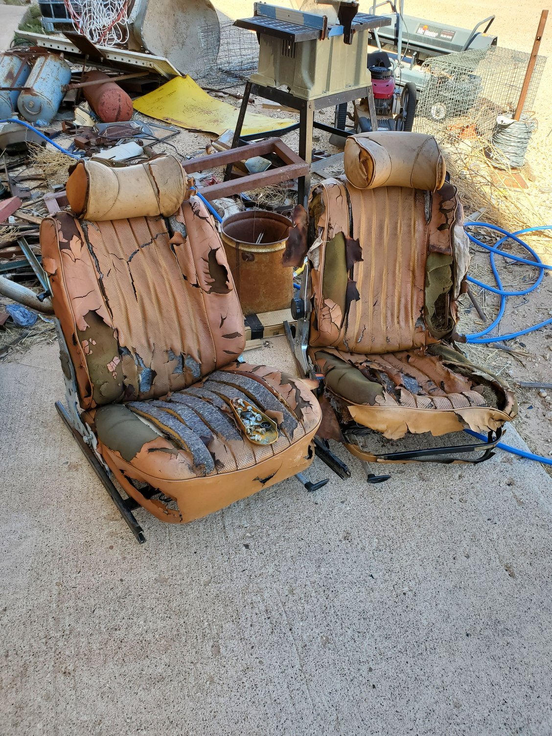 A vendor left my precious seats outside for 6 months!