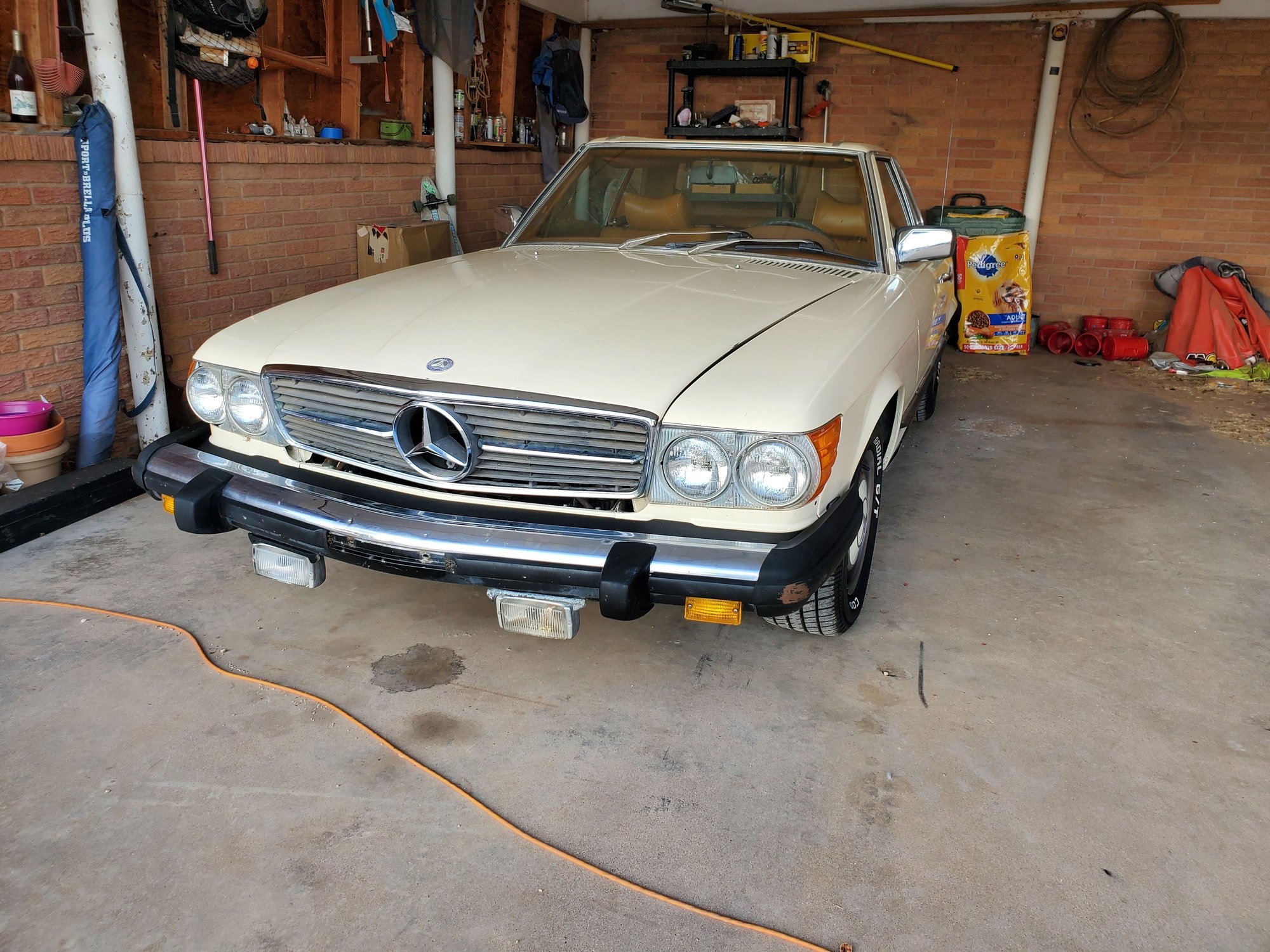My 1976 MB 450SL Front