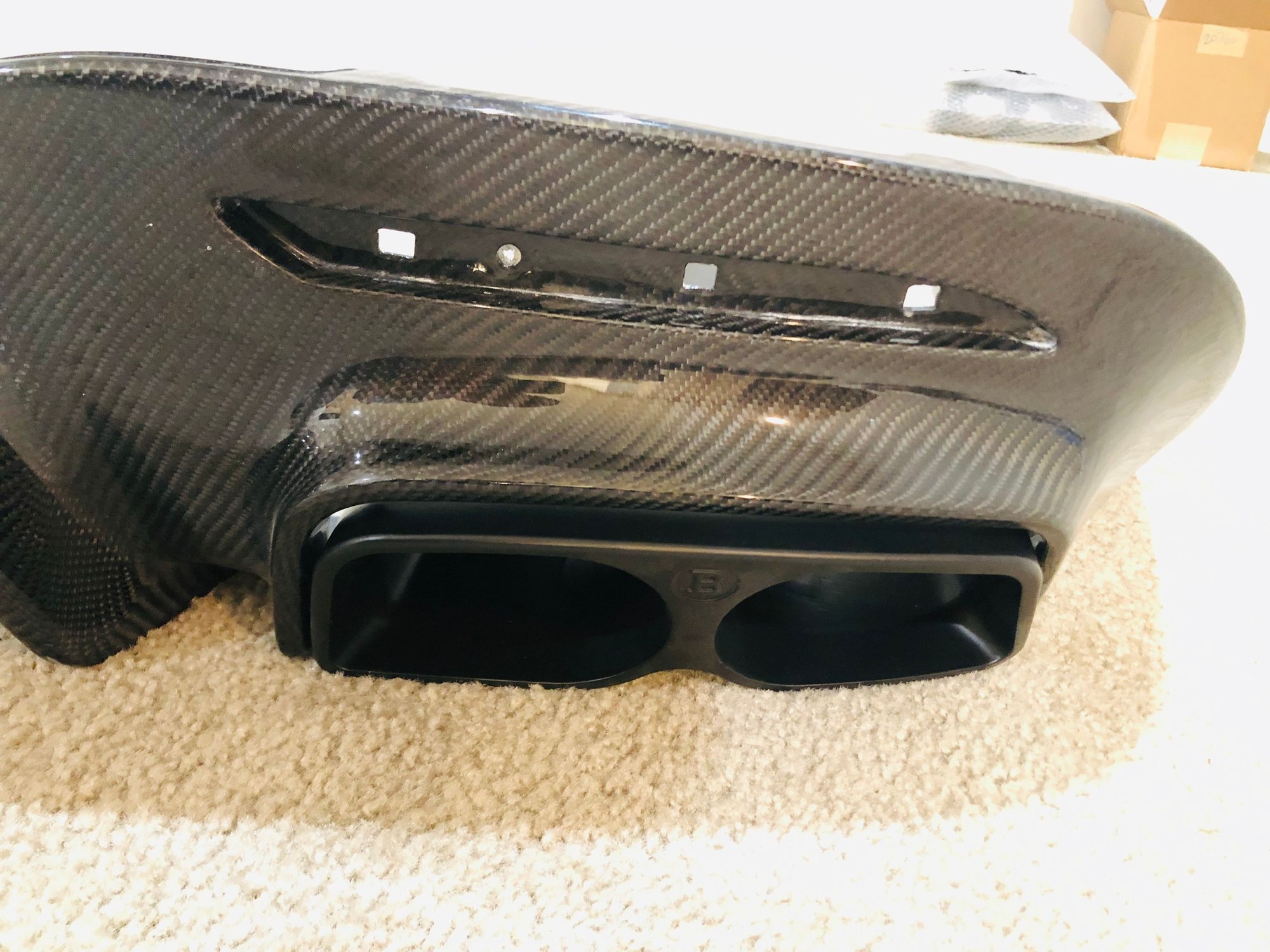 Exterior Body Parts - +2018 Mercedes W222 Sedan Brabus Style Full Carbon Fiber Kit W Black Tips - New - 2018 to 2020 Mercedes-Benz S63 AMG - Chino, CA 91710, United States