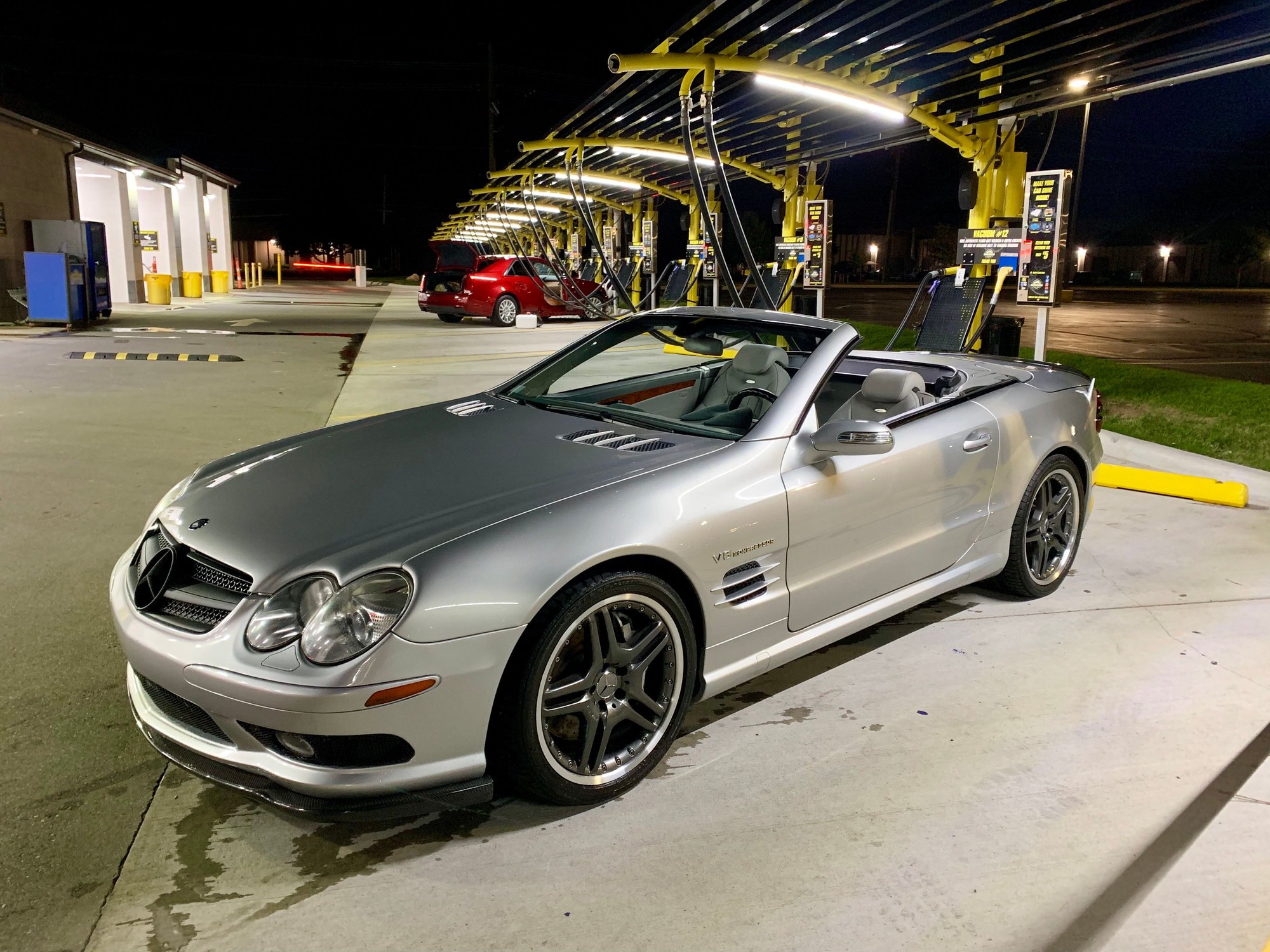 2004 Mercedes-Benz SL55 AMG - 2004 Mercedes-Benz SL55 AMG nicely modded - Used - VIN WDBSK74FX4F066129 - 113,100 Miles - 8 cyl - 2WD - Automatic - Convertible - Silver - New Baltimore, MI 48047, United States