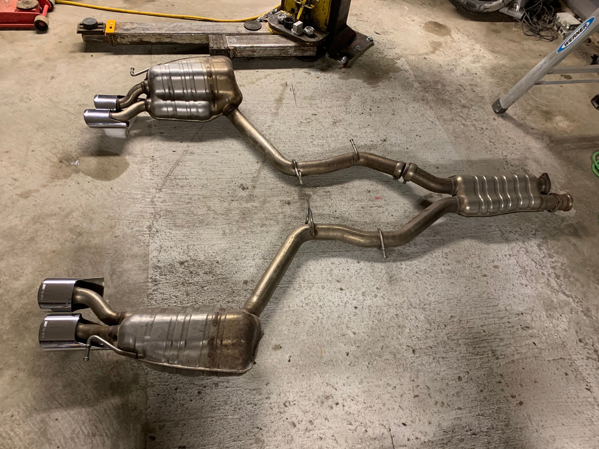 Engine - Exhaust - 2006 E55 stock oem exhaust - Used - College Point, NY 11356, United States