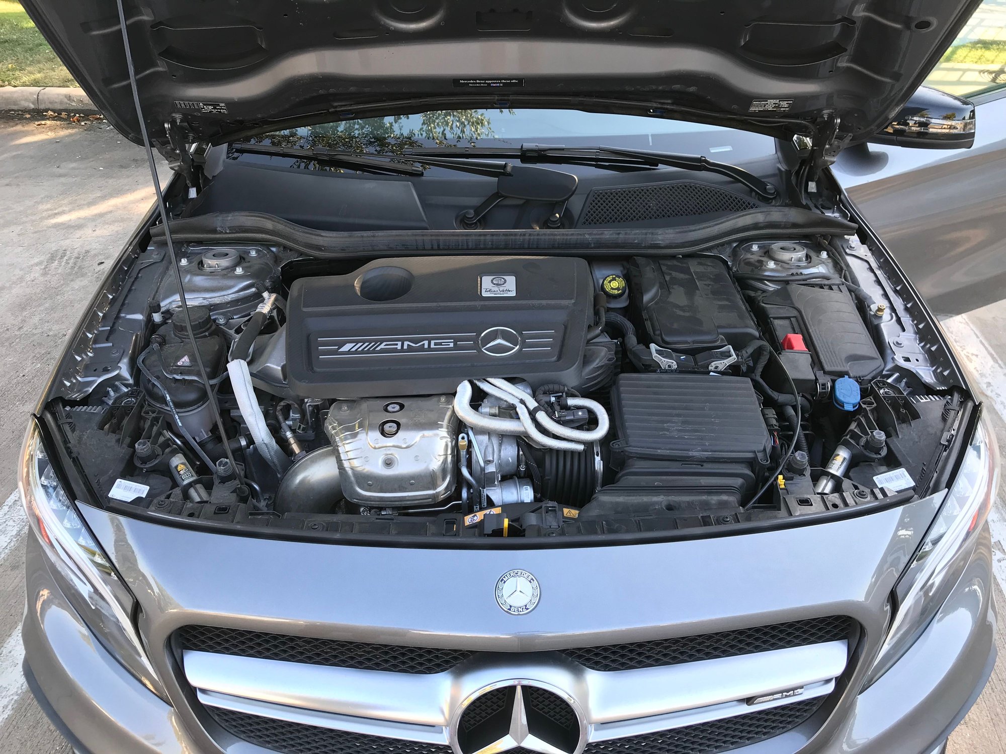 2017 Mercedes-Benz GLA45 AMG - 2017 GLA45 AMG Mountain Gray Hatchback 375hp  19,000 miles - Used - VIN WDDTG5CBXHJ346524 - 4 cyl - AWD - Automatic - Hatchback - Gray - Dallas, TX 75252, United States