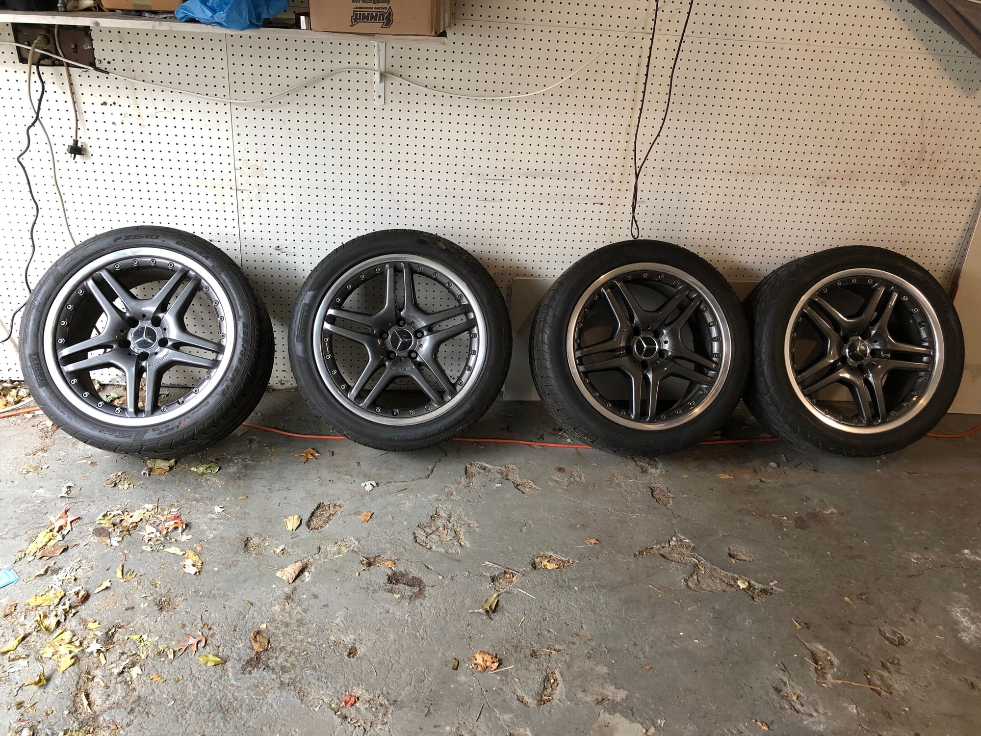 Wheels and Tires/Axles - SL65 R230 2 piece wheels OEM - Used - 2003 to 2012 Mercedes-Benz SL65 AMG - 2003 to 2006 Mercedes-Benz E55 AMG - Queens, NY 11356, United States