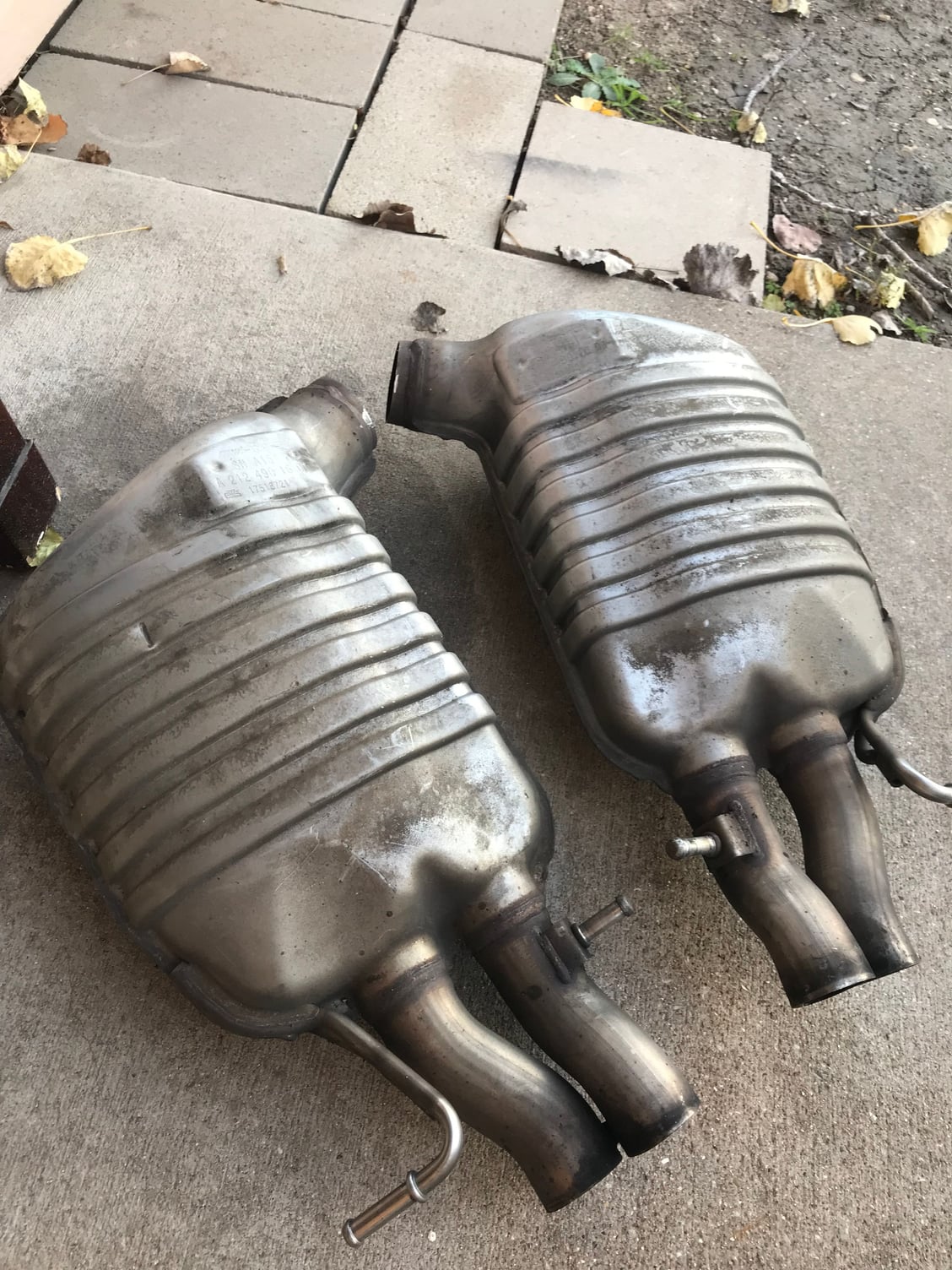 Engine - Exhaust - E63s Mufflers & Resonator For Sale W212 - Used - 2010 to 2016 Mercedes-Benz E63 AMG S - Keller, TX 76248, United States
