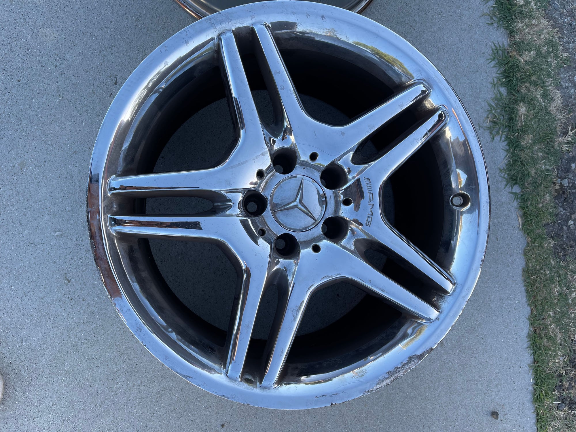 Wheels and Tires/Axles - SoCal - Staggered 18” Chrome AMG Wheels - Used - 0  All Models - Los Angeles, CA 90012, United States