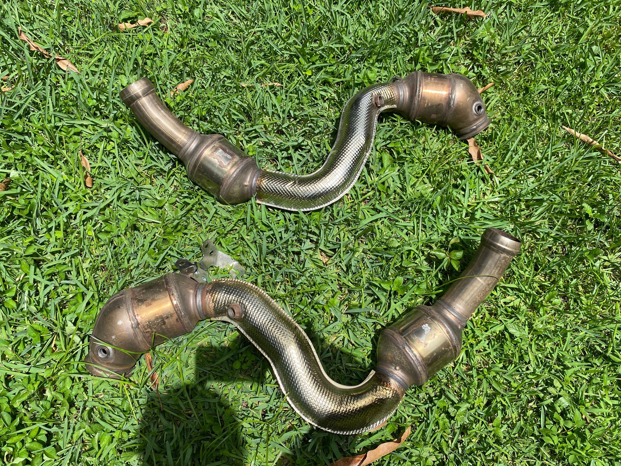 Engine - Exhaust - Factory Mercedes W205 C63s AMG Downpipes , 2k mikes only - Used - 2015 to 2020 Mercedes-Benz C63 AMG S - Miami, FL 33185, United States