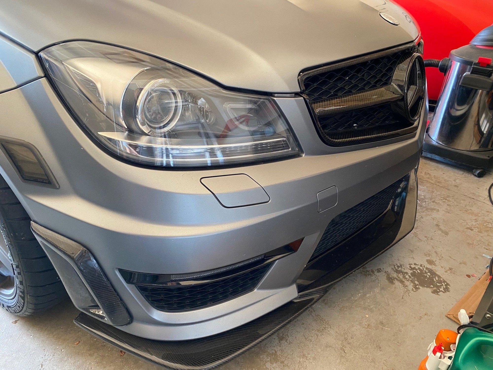 2014 Mercedes-Benz C63 AMG - 2014 C63 507 sedan - HMS Wide Rear - Magno Matte - Used - VIN WDDGF7HB1EG214804 - 71,000 Miles - 8 cyl - 2WD - Automatic - Sedan - Gray - St. Louis, MO 63101, United States