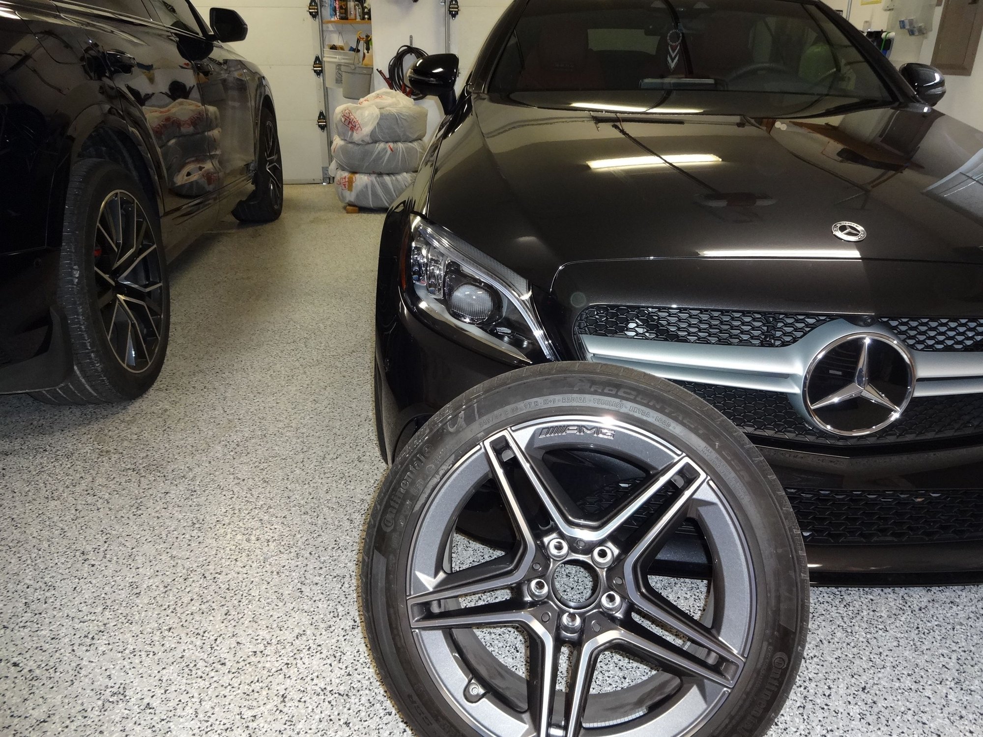 Wheels and Tires/Axles - 18" AMG wheels and tires - Used - 2022 to 2023 Mercedes-Benz C43 AMG - Stanwood, WA 98292, United States