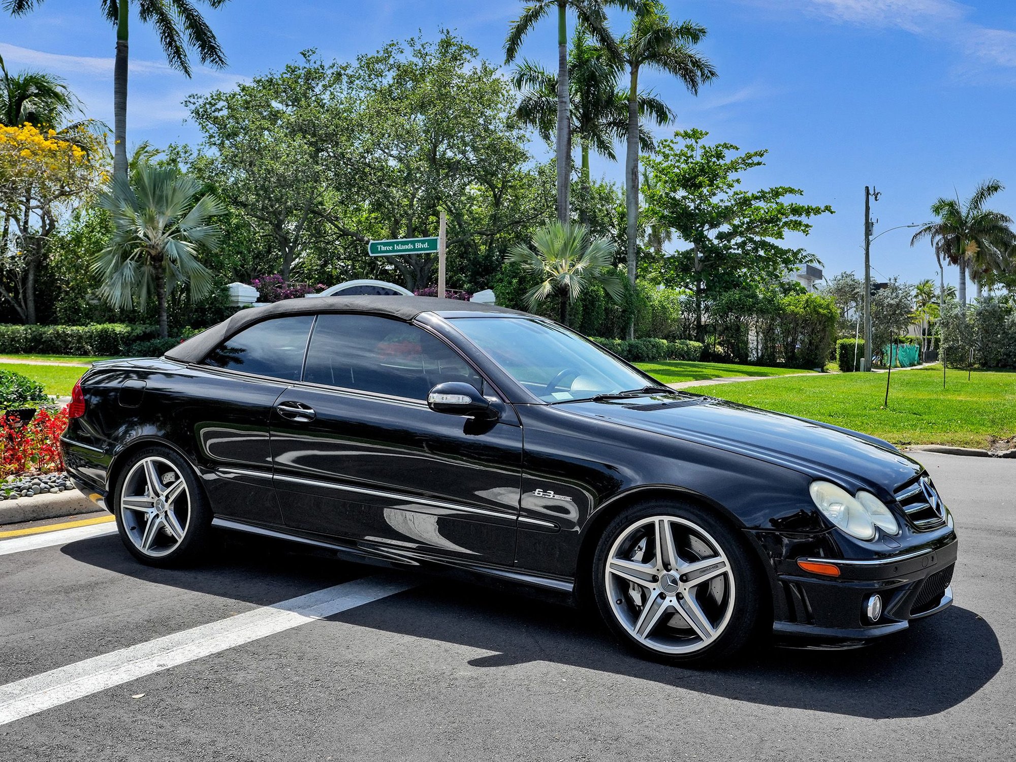 2007 Mercedes-Benz CLK63 AMG - Very Rare Triple Black CLK63 AMG - Used - VIN WDBTK77G37T075432 - 52,000 Miles - 8 cyl - 2WD - Automatic - Convertible - Black - Hollywood, FL 33020, United States