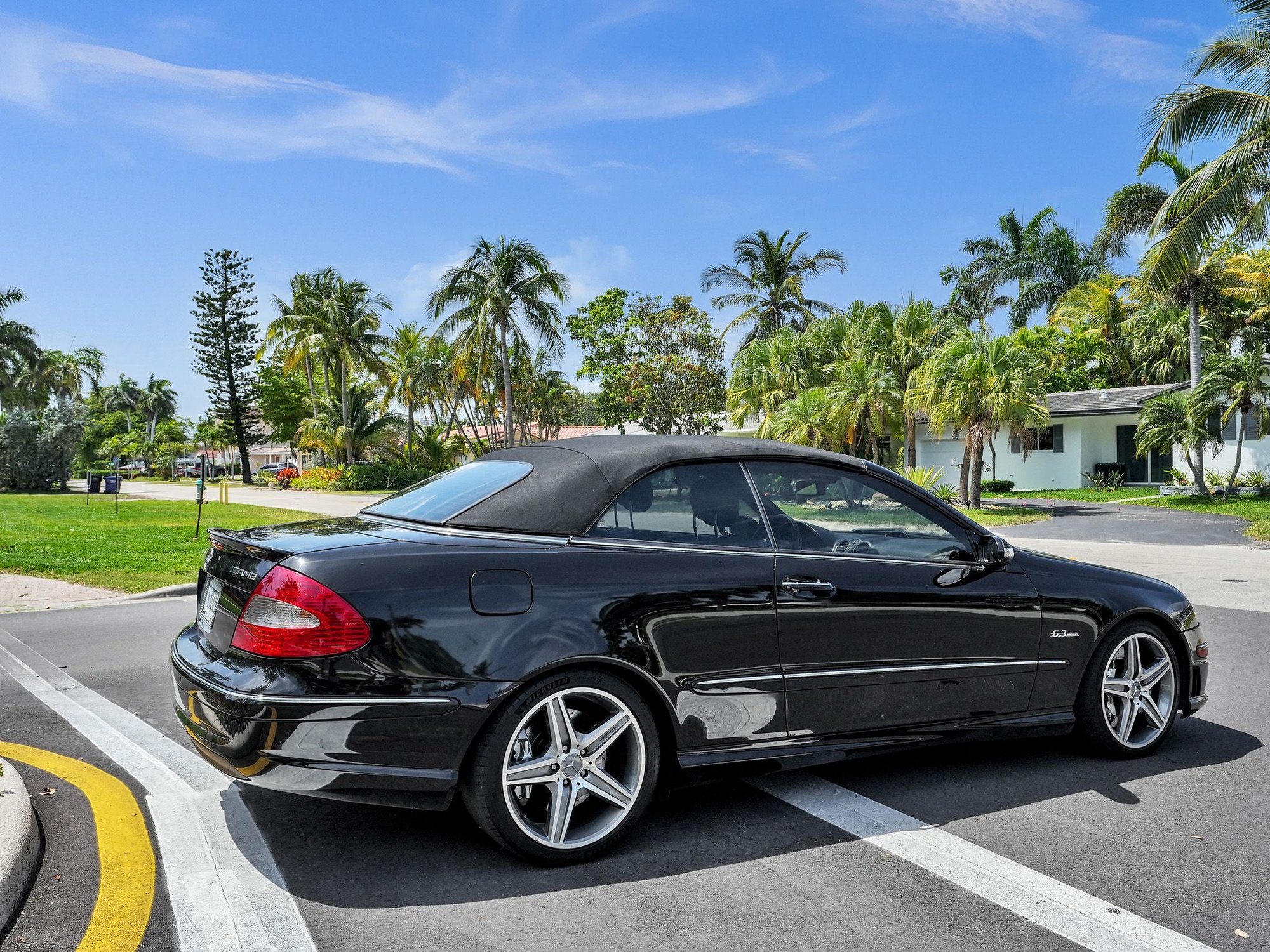 2007 Mercedes-Benz CLK63 AMG - Very Rare Triple Black CLK63 AMG - Used - VIN WDBTK77G37T075432 - 52,000 Miles - 8 cyl - 2WD - Automatic - Convertible - Black - Hollywood, FL 33020, United States