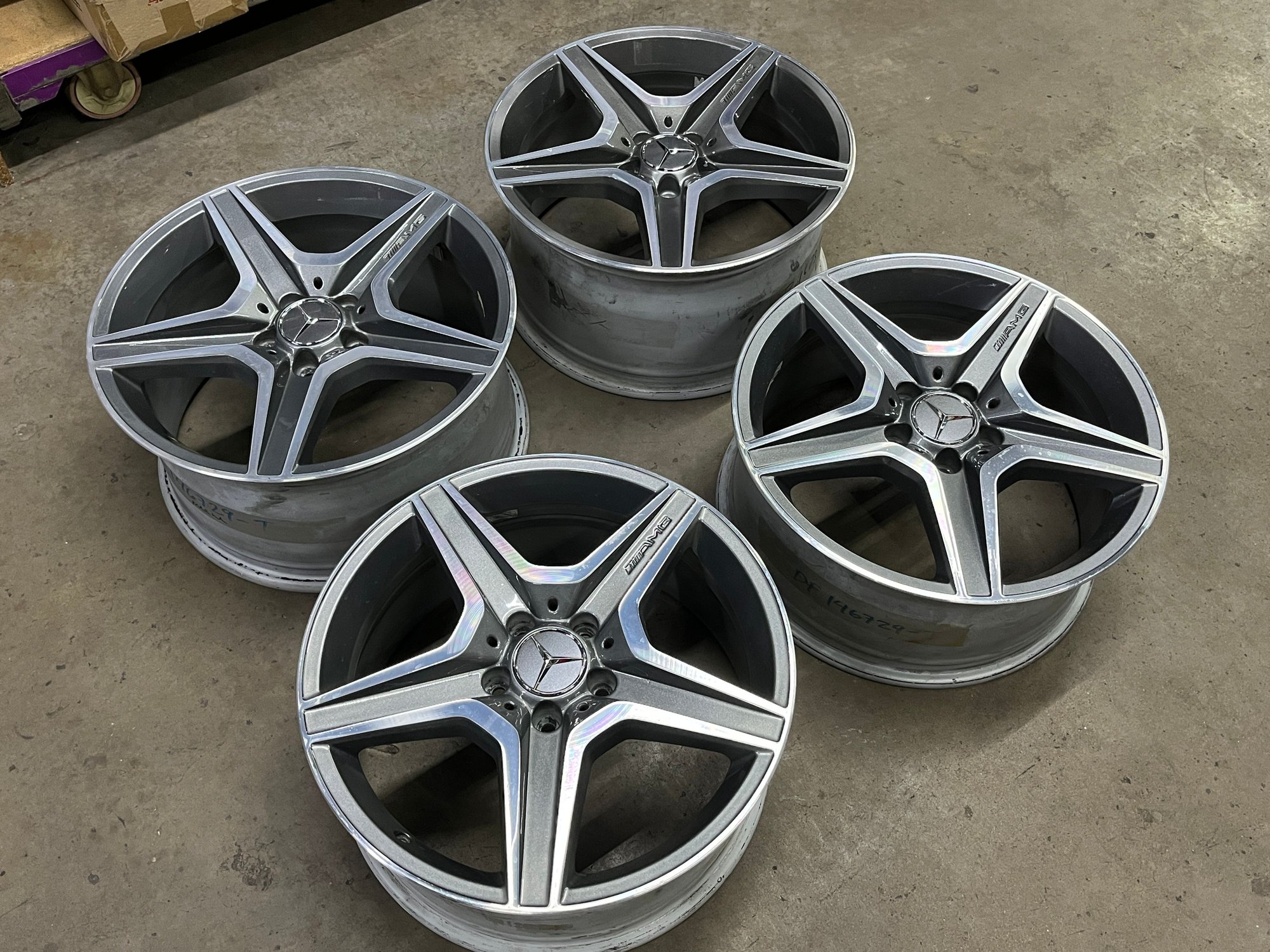 Wheels and Tires/Axles - OEM AMG C63 18" wheels - Used - All Years  All Models - Dallas, TX 75218, United States