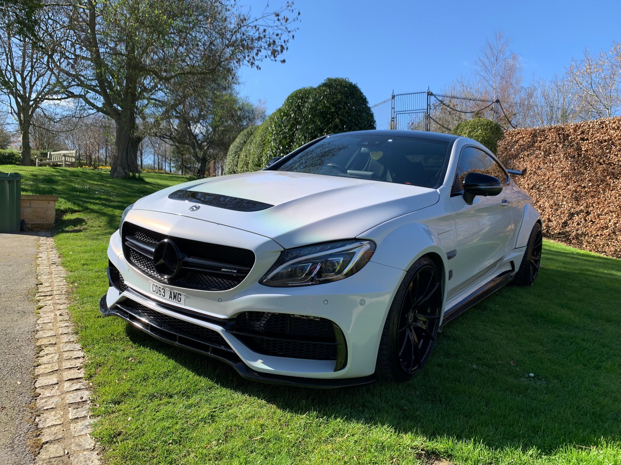 2016 Mercedes-Benz C63 AMG S - C63S AMG DMS Tuned Widebody Pearlescent Wrap DMS Tuned - Used - VIN WDD2053872F423076 - 20,000 Miles - 8 cyl - 2WD - Automatic - Coupe - White - Banbury OX15, United Kingdom