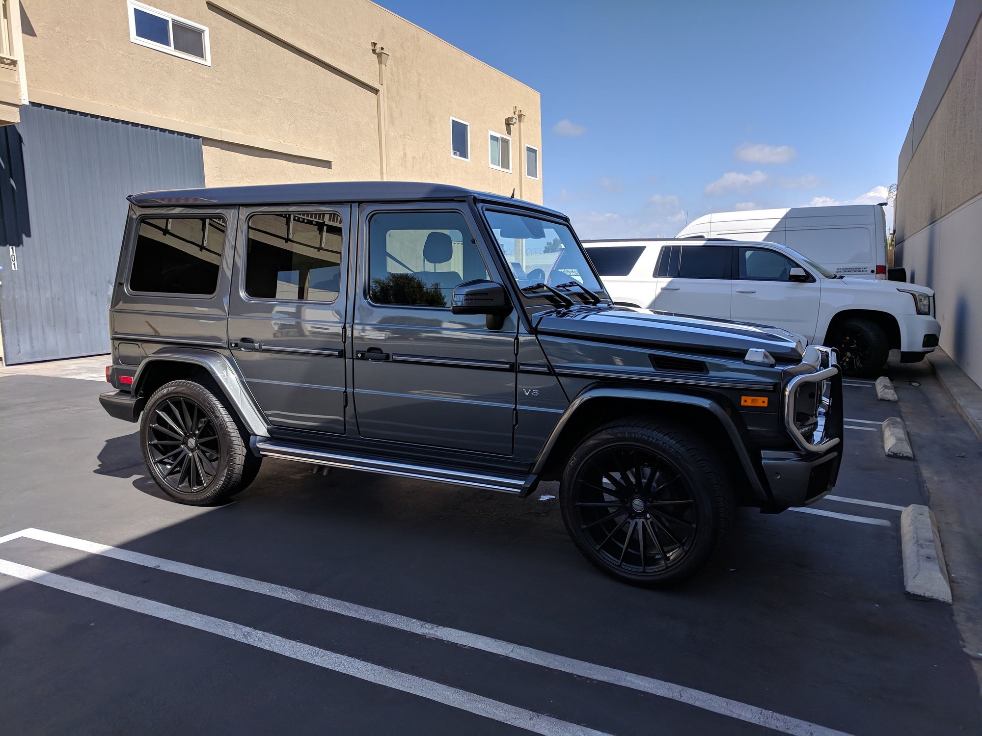 Wheels and Tires/Axles - 22 Inch Black Wheels With Tires off of G550 - 22x10.5 - Used - 2004 to 2018 Mercedes-Benz G550 - San Mateo, CA 94401, United States